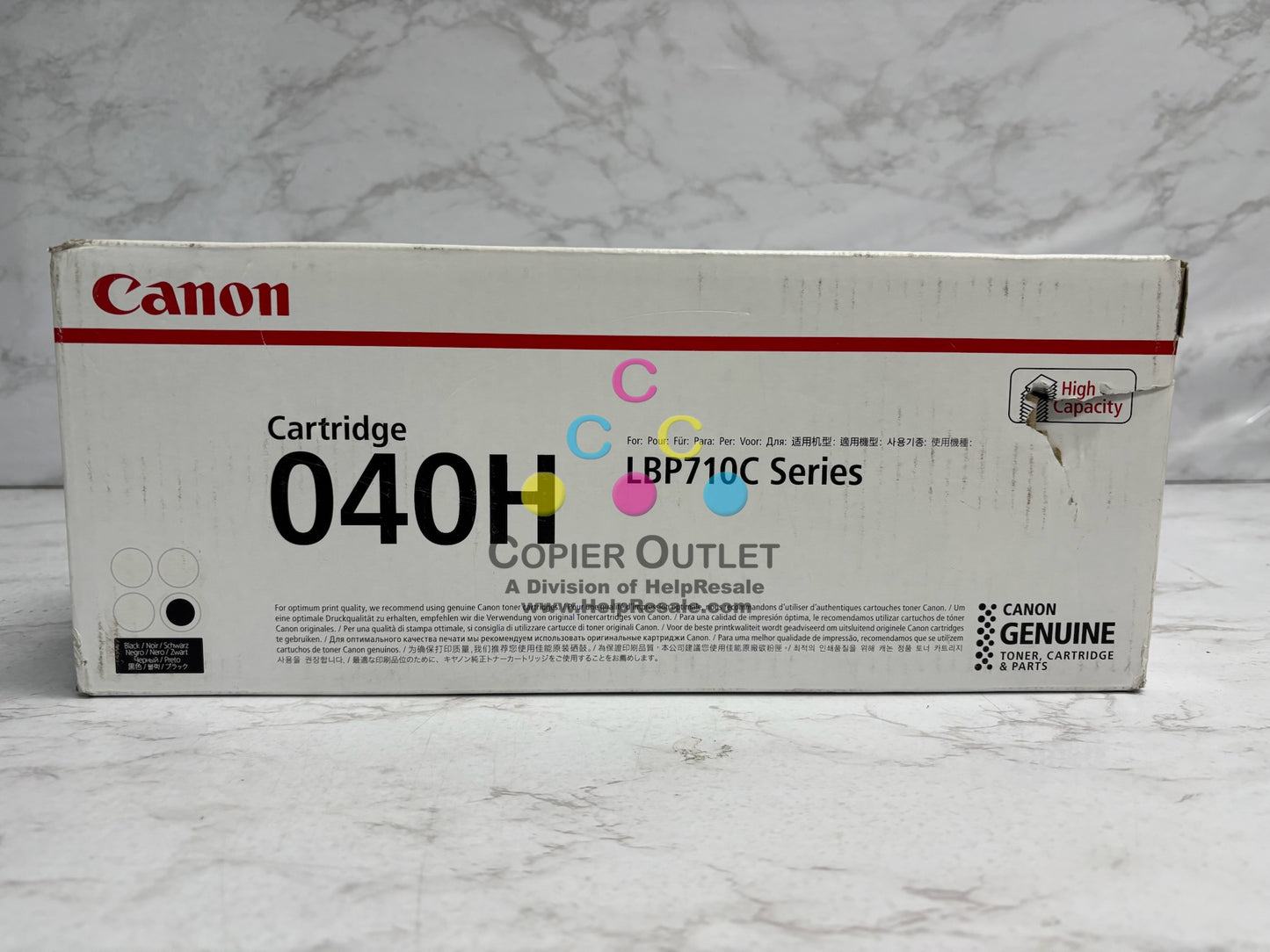 New Genuine Canon LBP710C Series 040H Black Toner 0461C001AA Same Day Ship