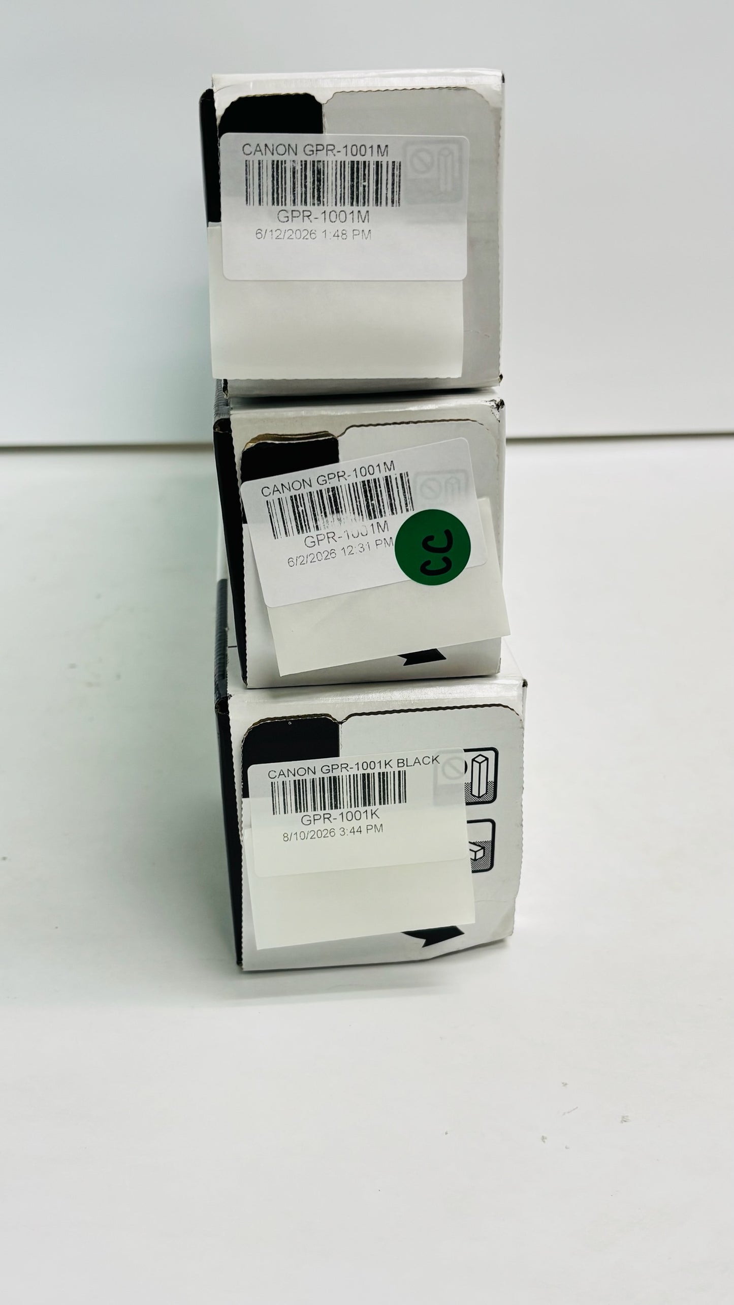 3 Genuine Canon IFC5140, C5150 Magenta & Black Toner GPR-1001M, GPR1001K