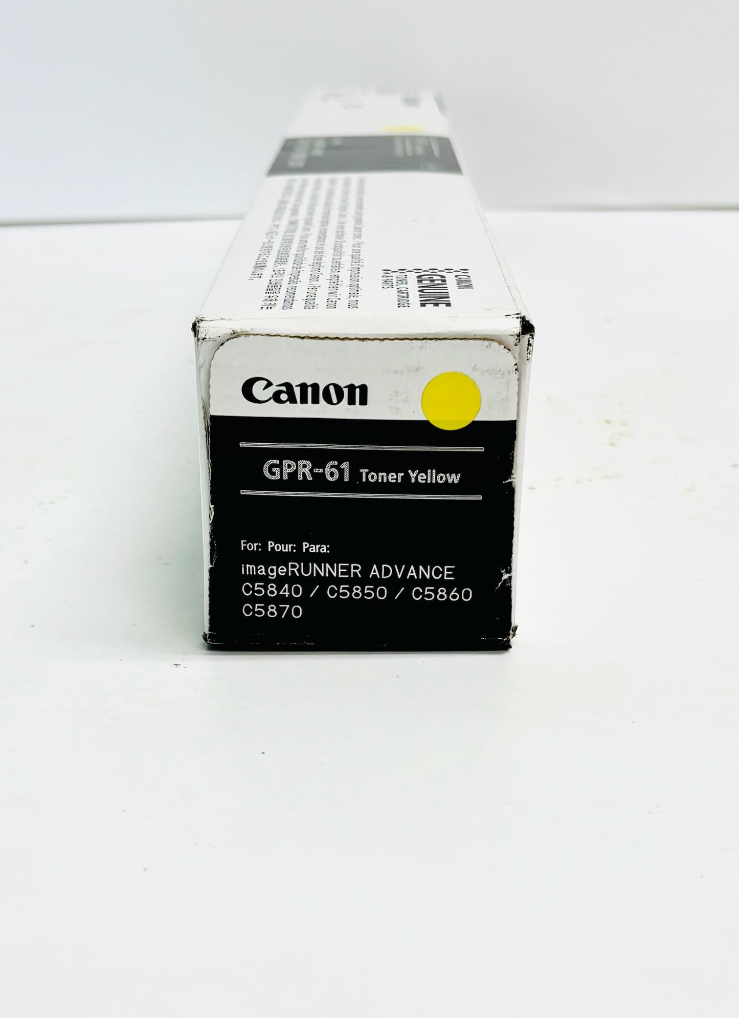 Genuine Canon imageRunner C5840,C5860, C5860 Yellow Toner GPR-61Y, GPR61Y
