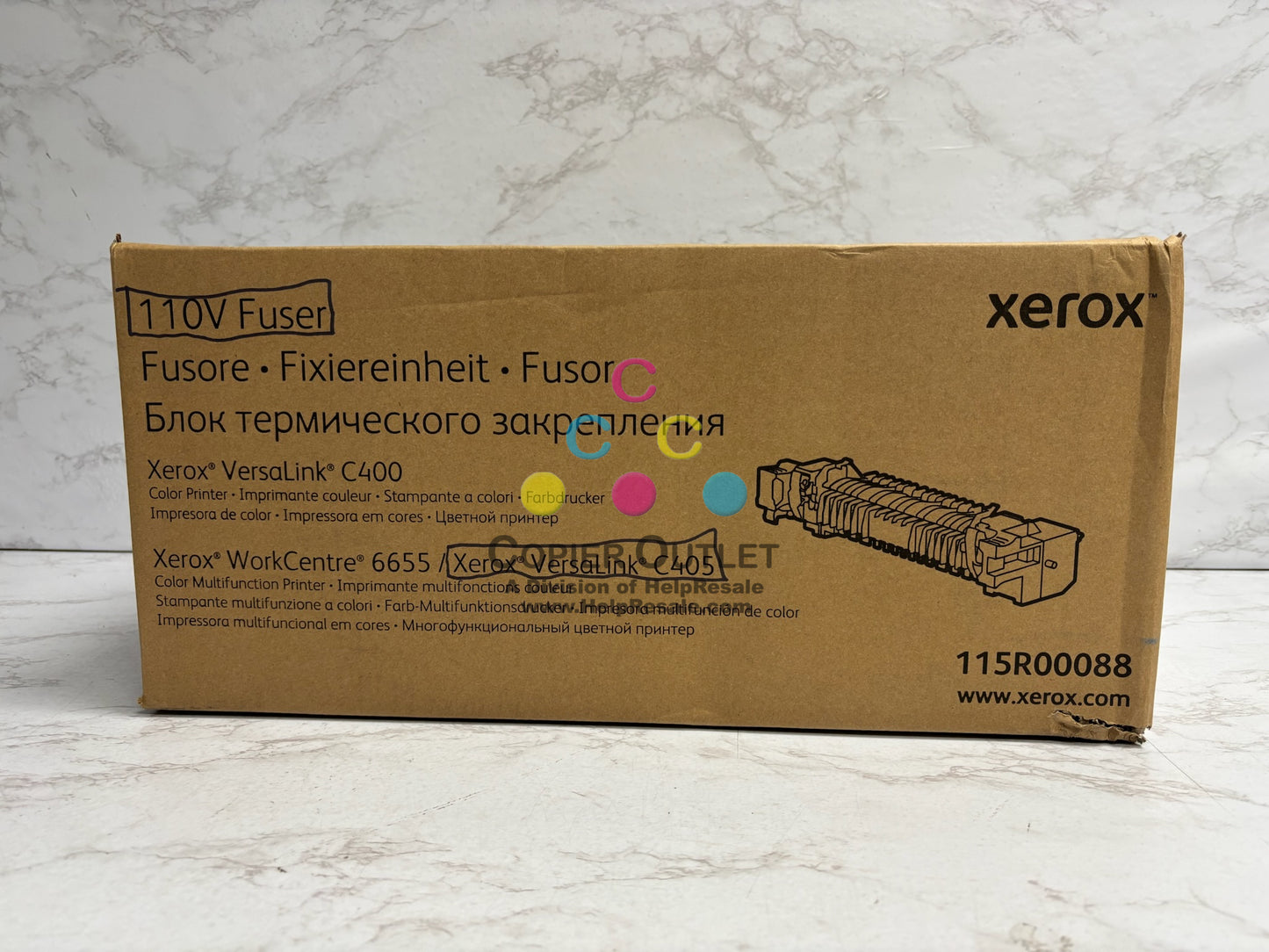 Genuine Xerox VersaLink C400/C405, WC6655 110V Fuser 115R00088 Same Day Ship