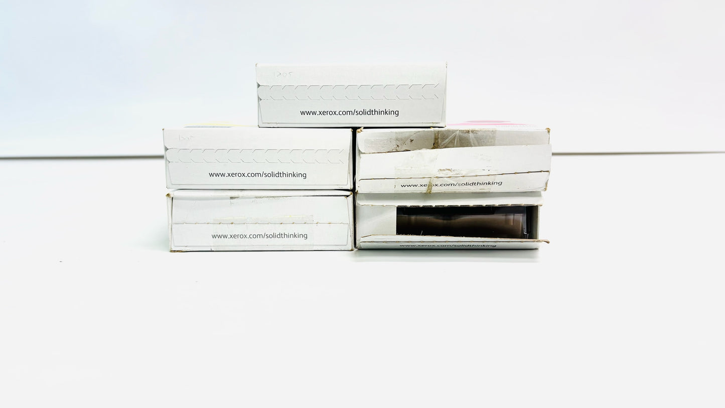 5 Open OEM Xerox Colorqube 8900 MMYYK Ink cubes 108R01015,1016,1017 (6 per box)