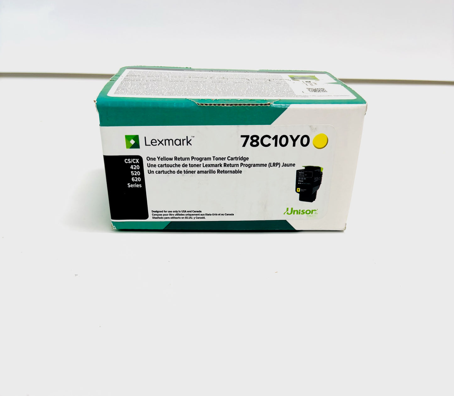 New Genuine Lexmark CS/CX 420, 520, 560 Series Yellow Toner 78C10Y0