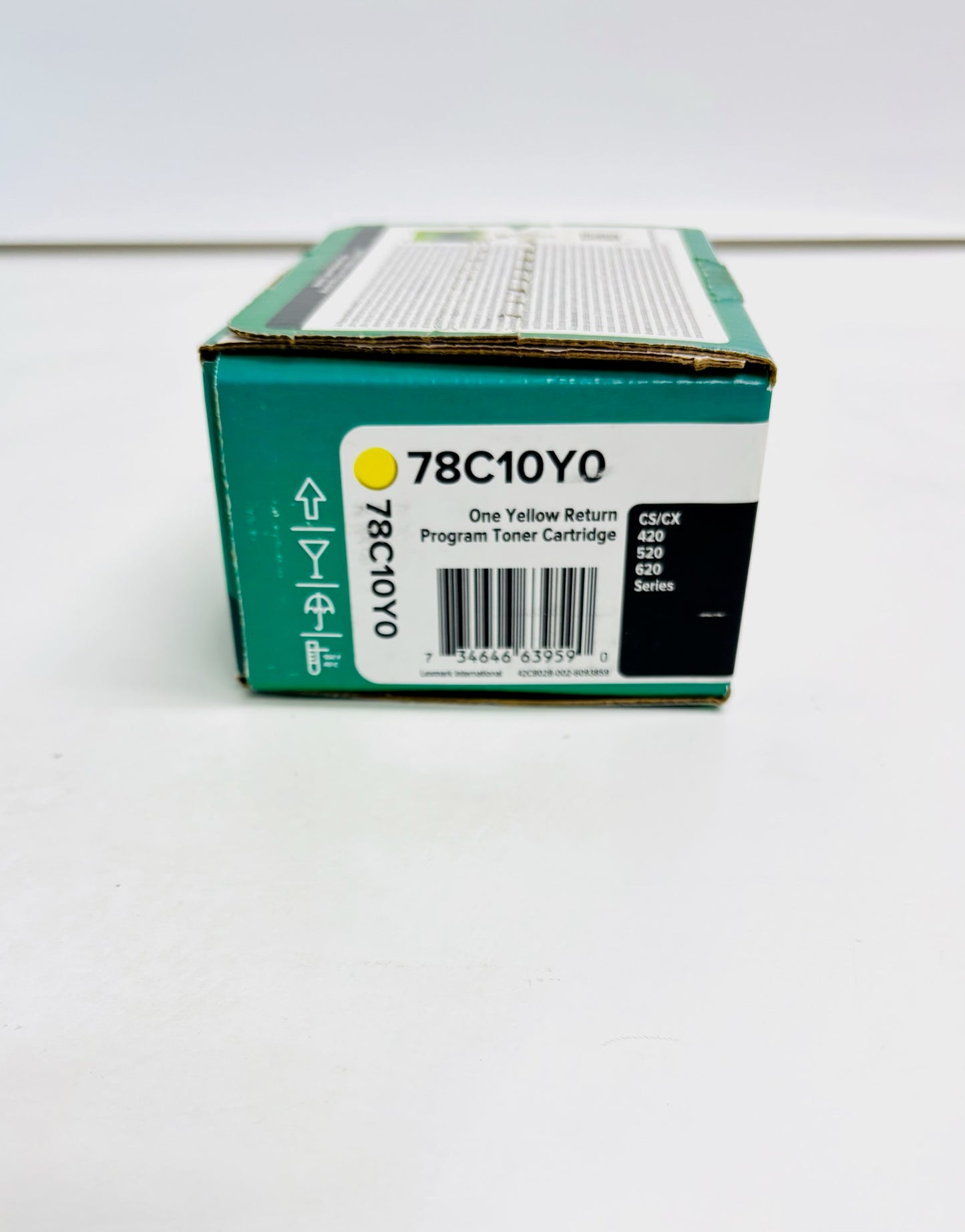 New Genuine Lexmark CS/CX 420, 520, 560 Series Yellow Toner 78C10Y0