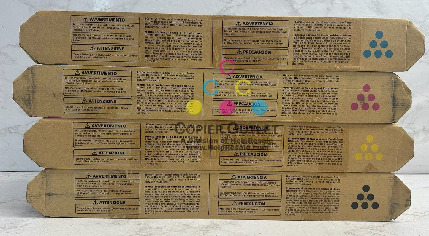 4 OEM Xante En/Press CMYK Toners 200-100373,200-100374,200-100375,200-100376