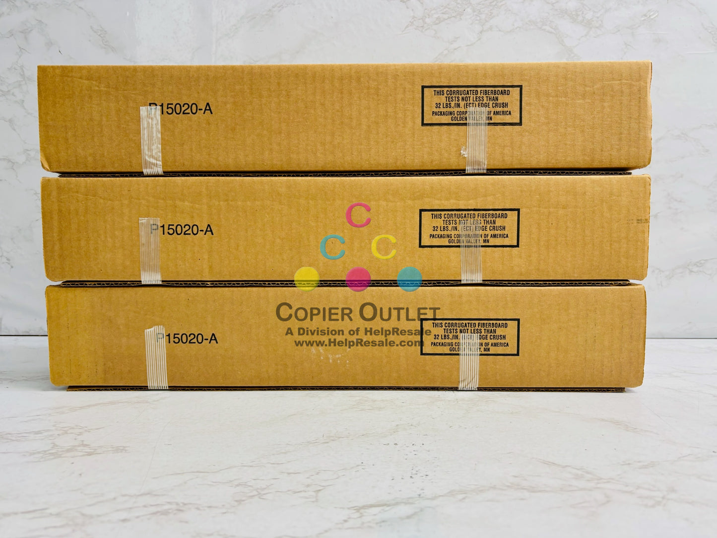 3 Genuine Toshiba eSTUDIO 5506, 5606 Cyan & Yellow Toner T-FC556U
