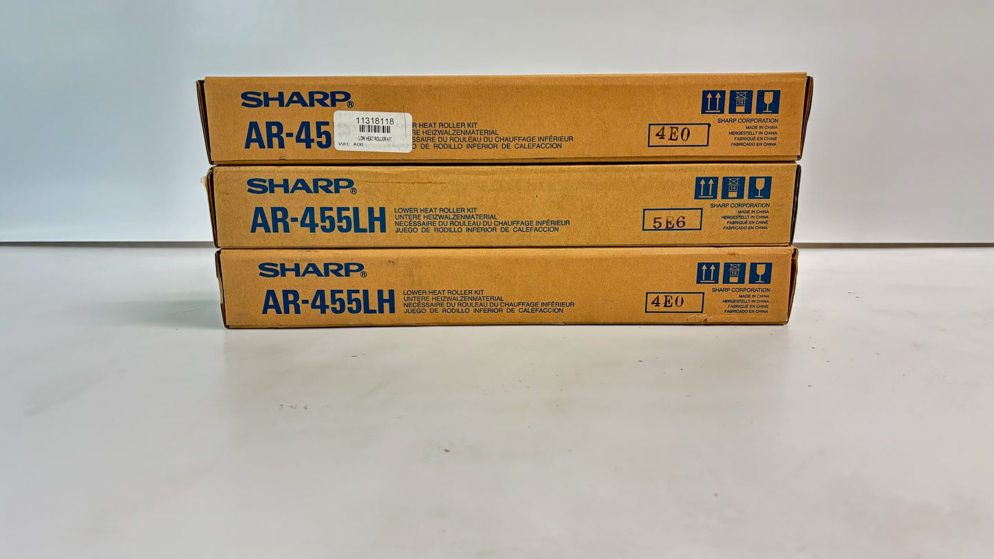 3 Genuine Sharp ARM280, ARM350N+ Lower Fuser Roller Kit AR-455LH, AR455LH