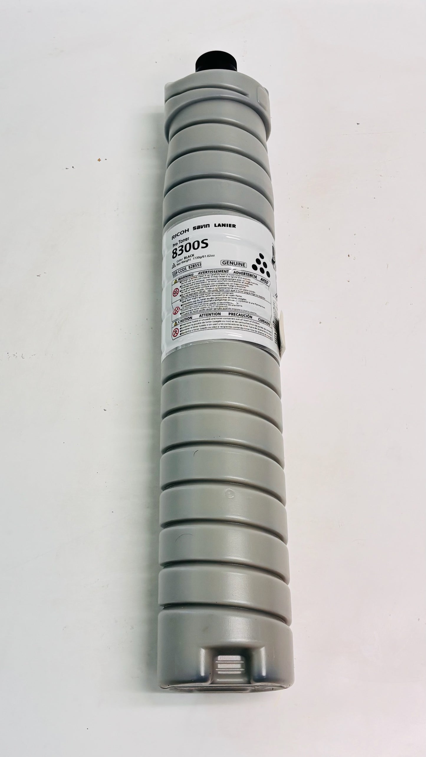 Genuine Ricoh Savin Lanier Pro 8300S, 8310S, 8320S Black Toner 8300S, 828553
