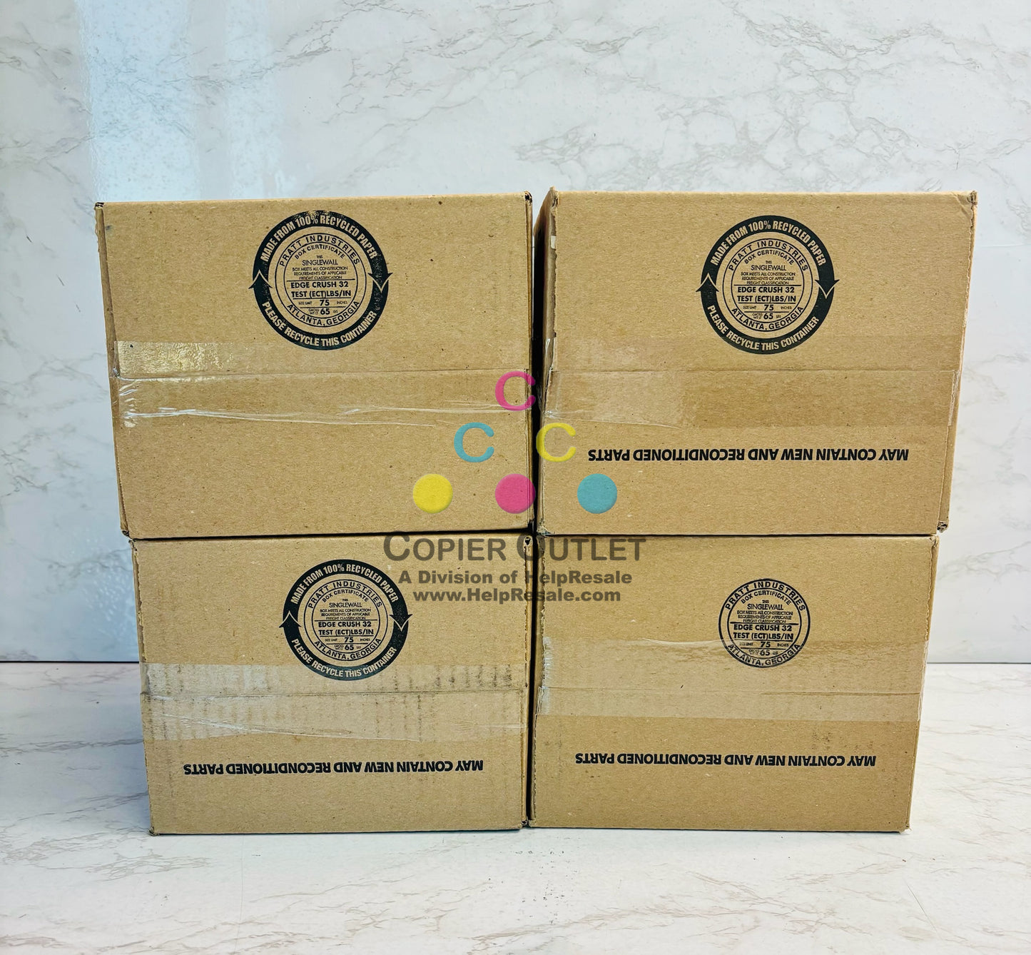 4 OEM Ricoh MPC8003,C6500 Mag, Yel & Black Toner 842196,842197,842198