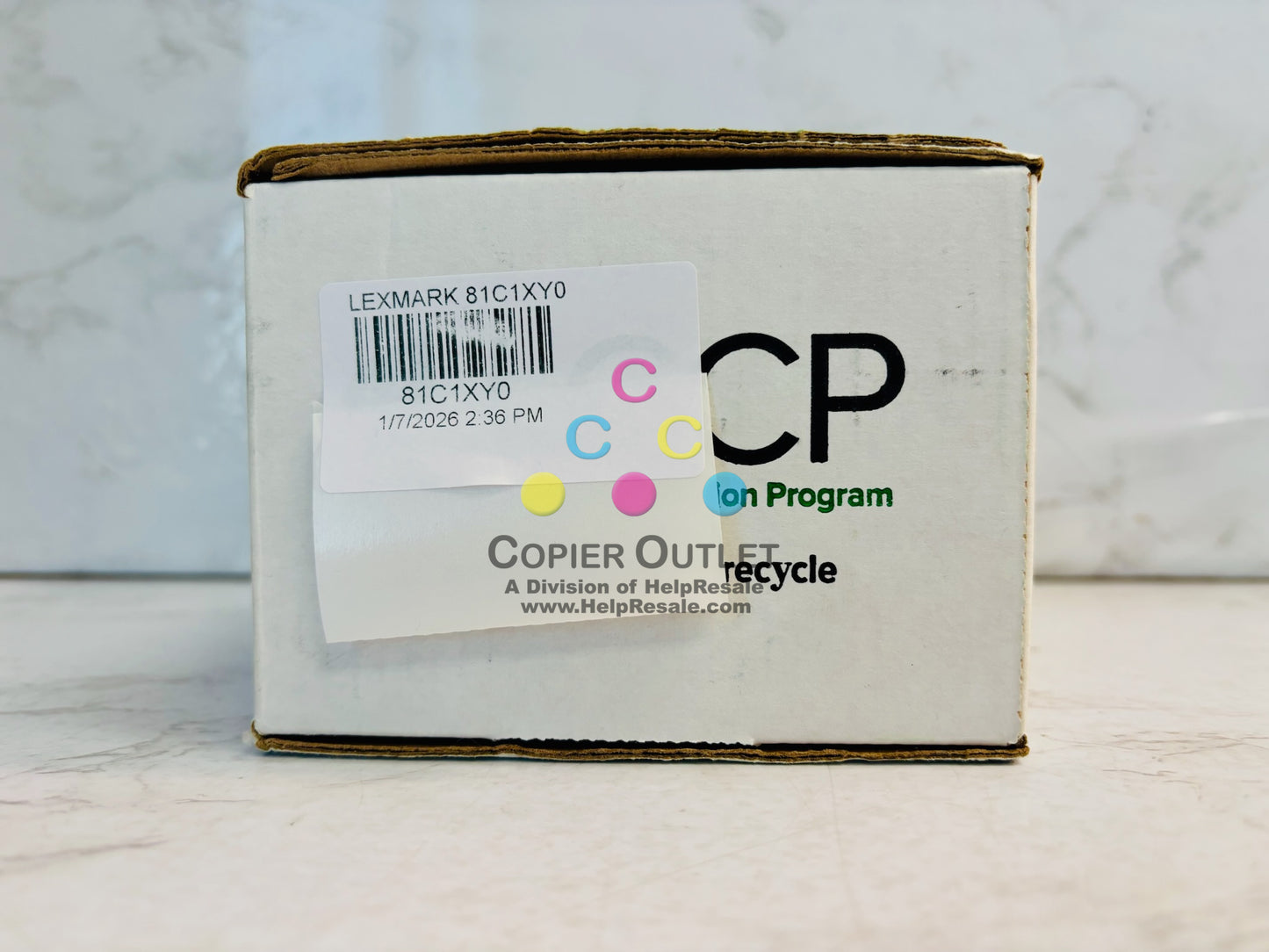 Genuine Lexmark CX735adse,CX737adzse Yellow Return Program Toner 81C1XY0