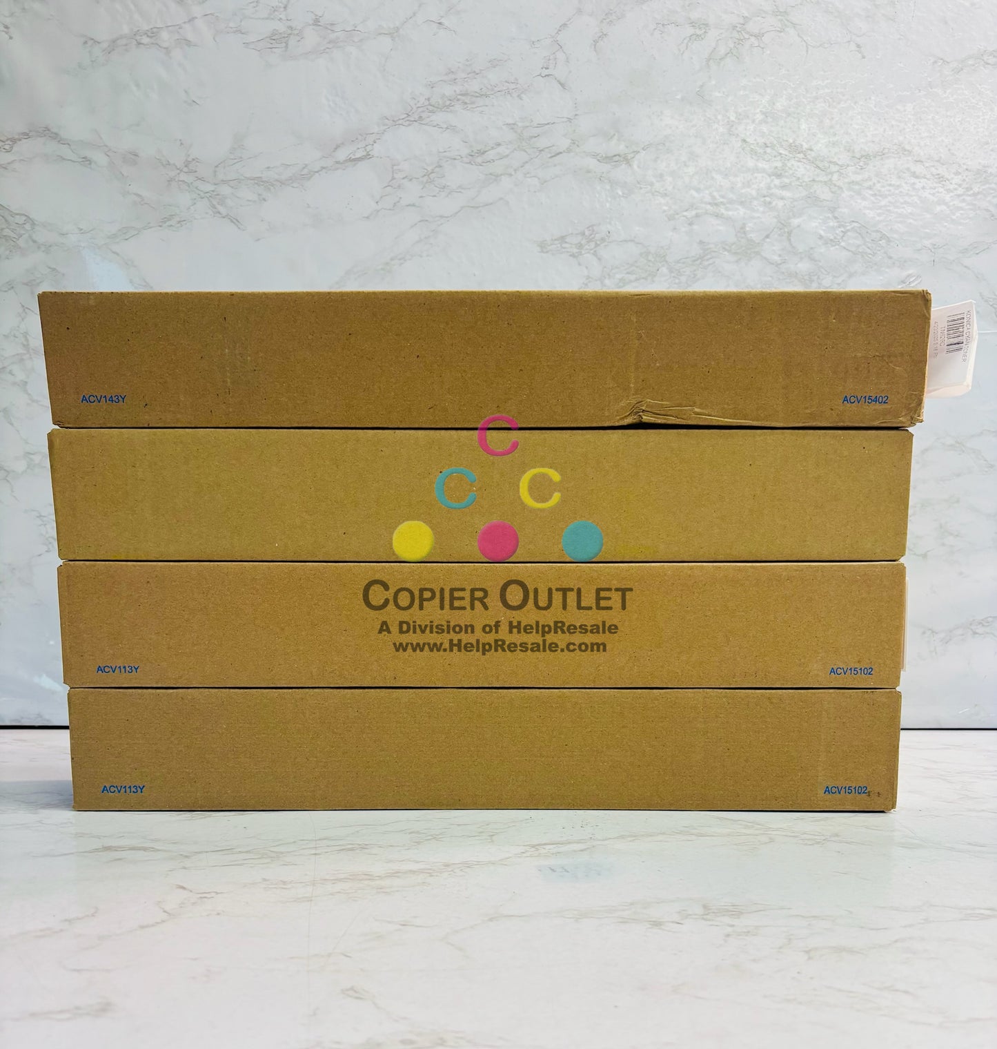 4 Genuine Konica BizHub C450i C550i C650i Cyan & Black Toner TN626C, TN626K