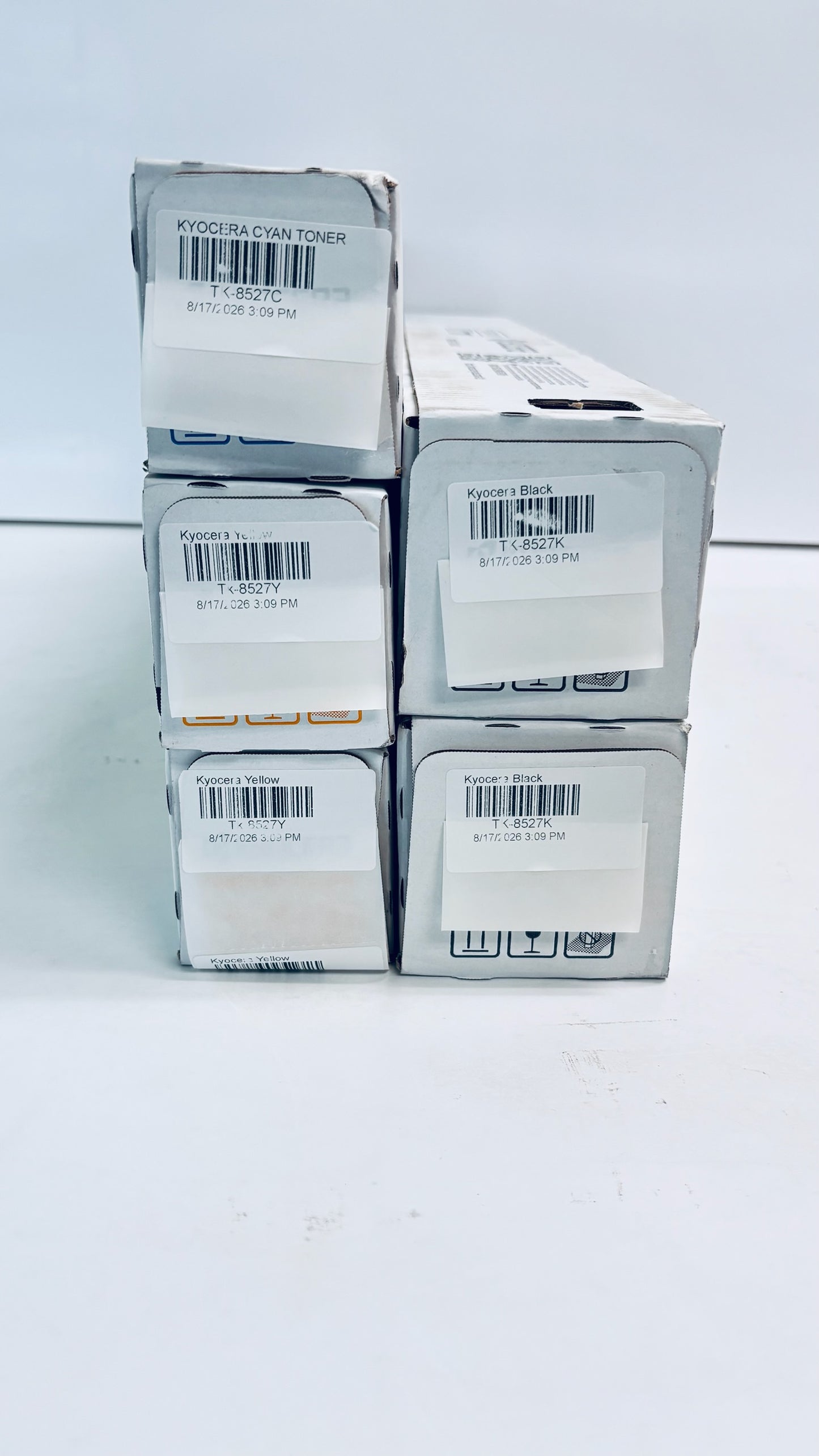 5 Genuine Kyocera TASKalfa 3552ci, 3553ci, 4052ci CYYKK Toners TK-8527