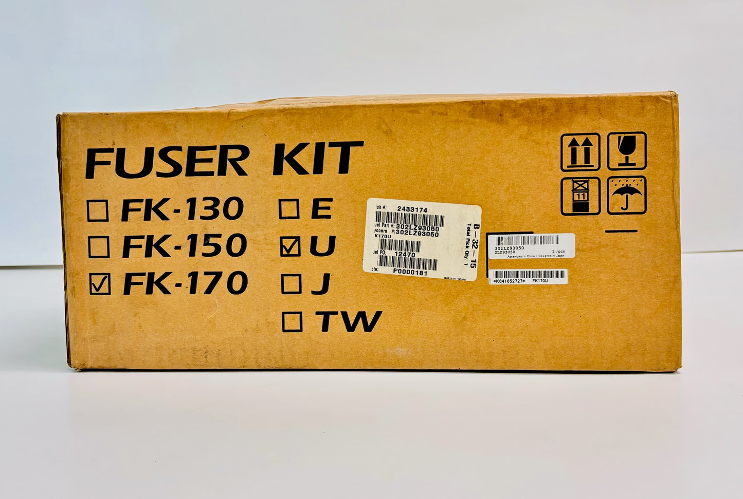 Genuine Kyocera FS1035MFP, FS1135MFP, M2535dn Fuser Kit FK-170U, FK170U