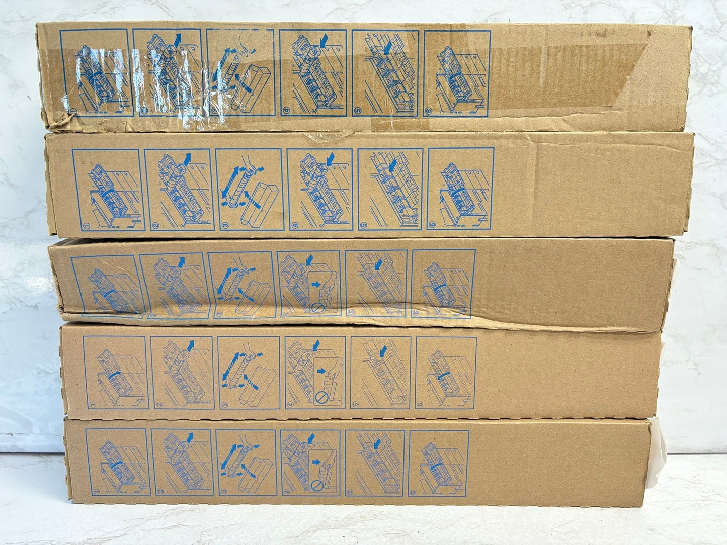 5 New Cosmetic Genuine Konica BHC450i,C550i TN626 CMYKK Toners (TN626LM)