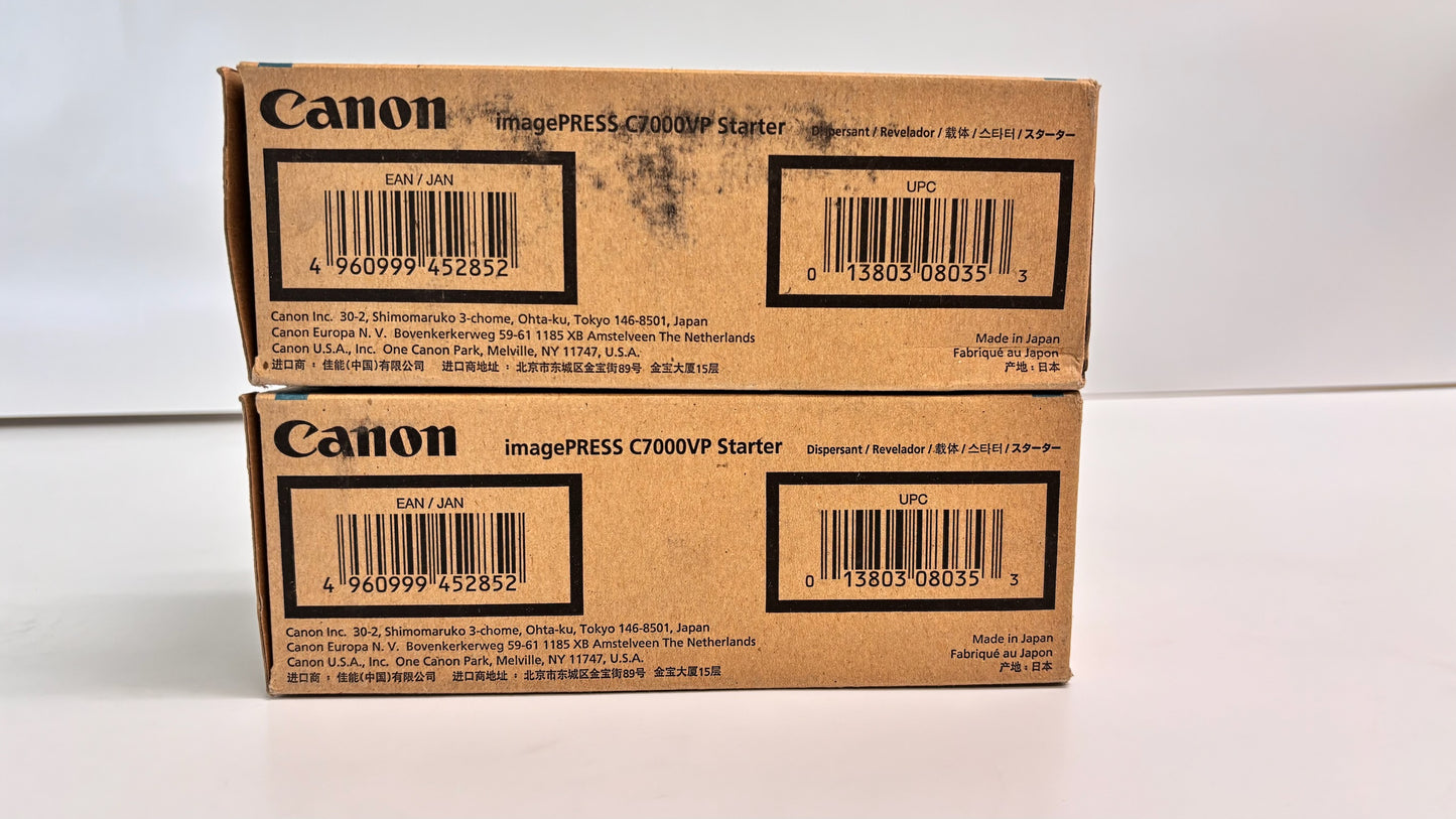 2 New Genuine Canon IPC6000, C7000VP, C7010VP Cyan Starters 0441B001(AA)
