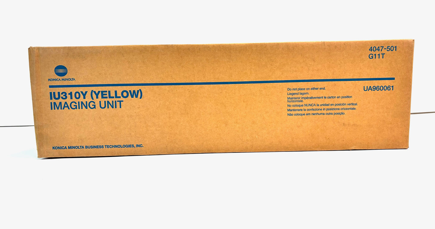 Genuine Konica Minolta Bizhub C350/C351/C450 imaging Unit IU310Y, 4047-501