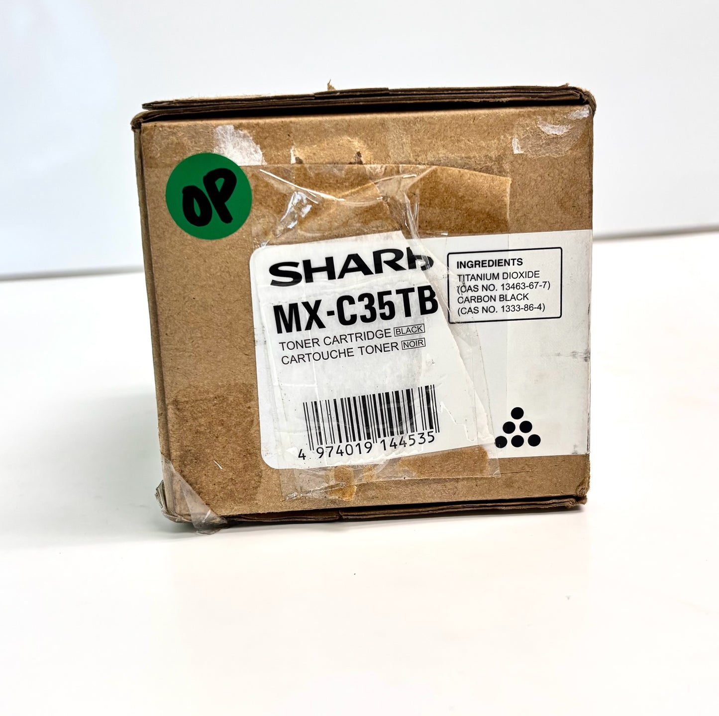 Open Genuine Sharp MX-C357F / MX-C407P Black Toner Cartridges MX-C35TB