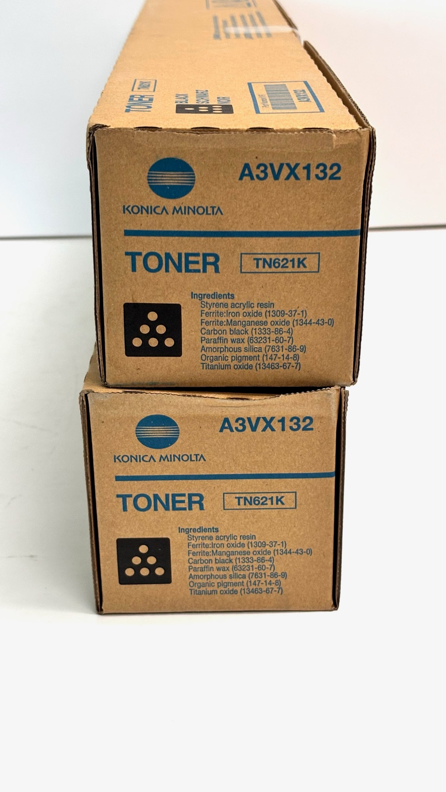2 New Genuine Konica Minolta AccurioPress C83hc, BH C71hc Black Toners TN621K
