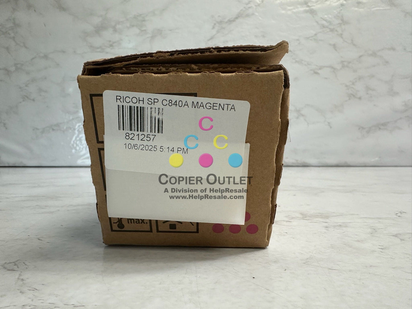 New Genuine Ricoh SP C840A,C842 Magenta Print Cartridge 821257 Same Day Shipping