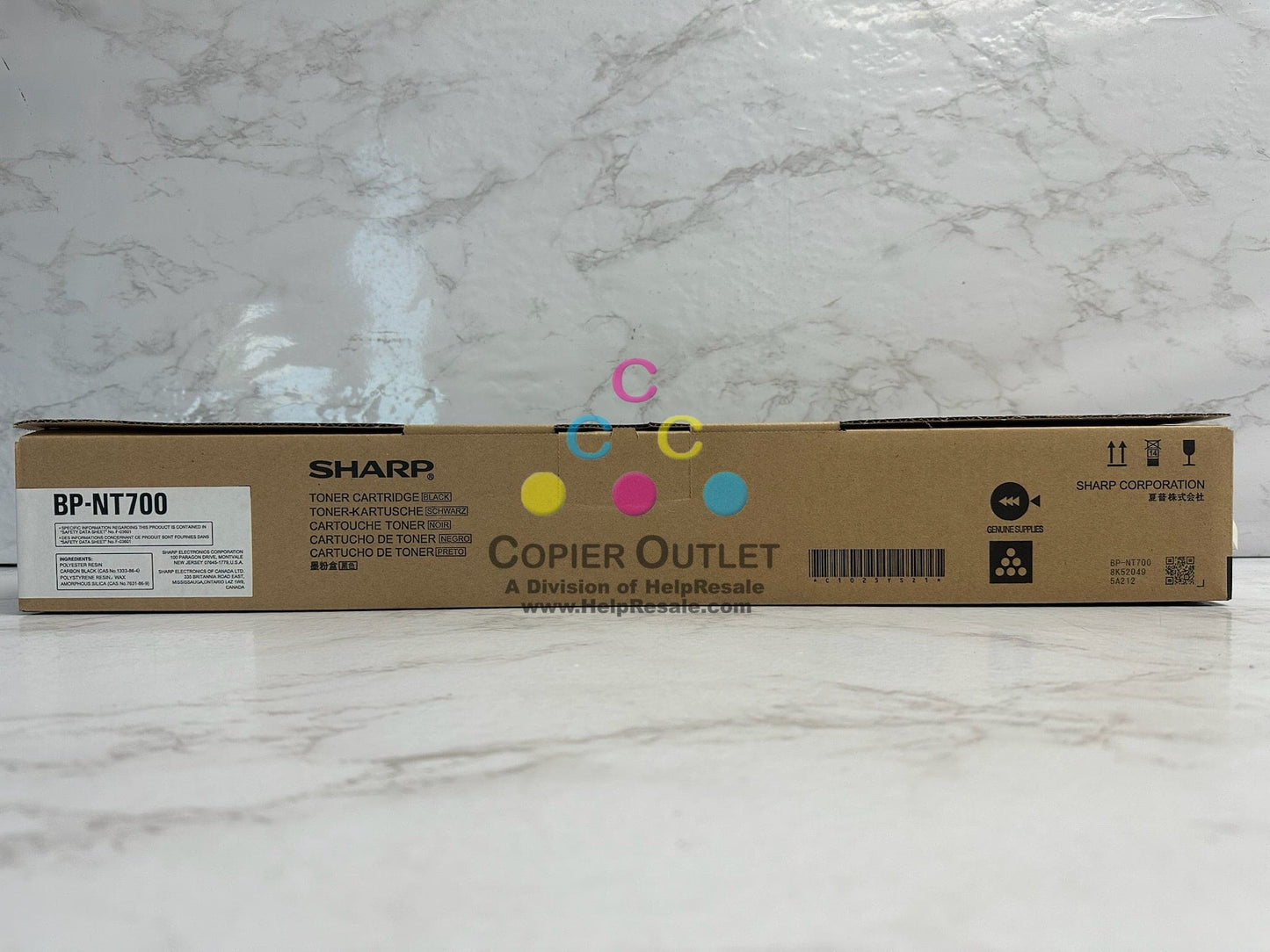 New Genuine Sharp BP-50M26, BP-50M31 Black Toner Cartridge BP-NT700, BPNT700