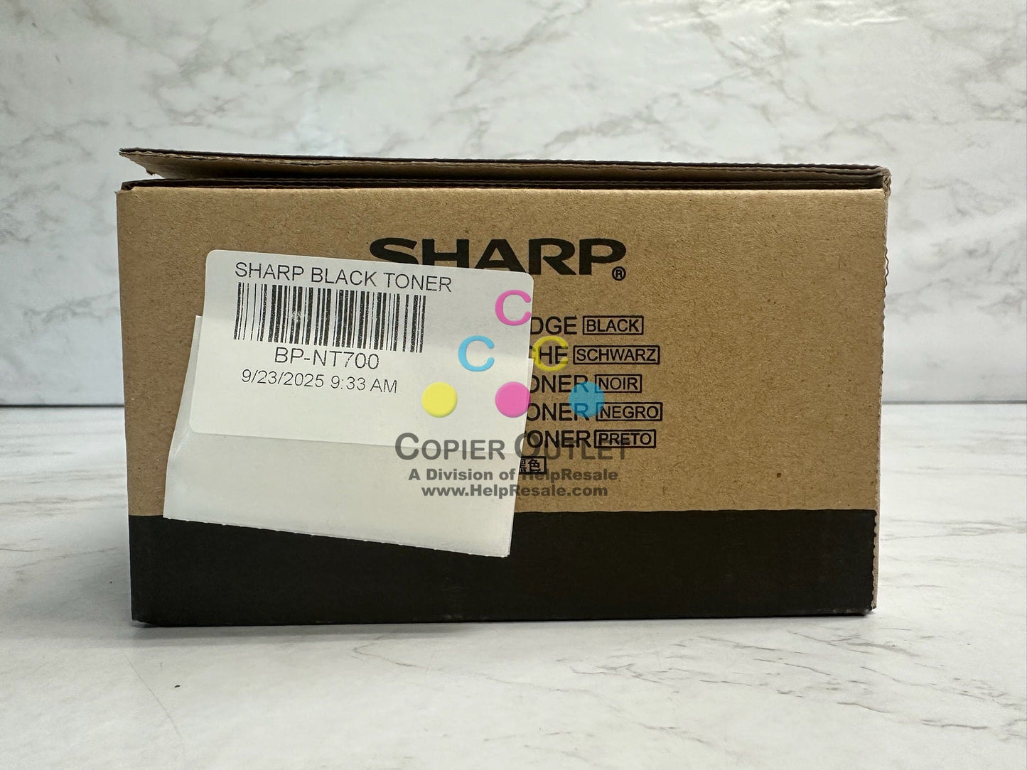 New Genuine Sharp BP-50M26, BP-50M31 Black Toner Cartridge BP-NT700, BPNT700