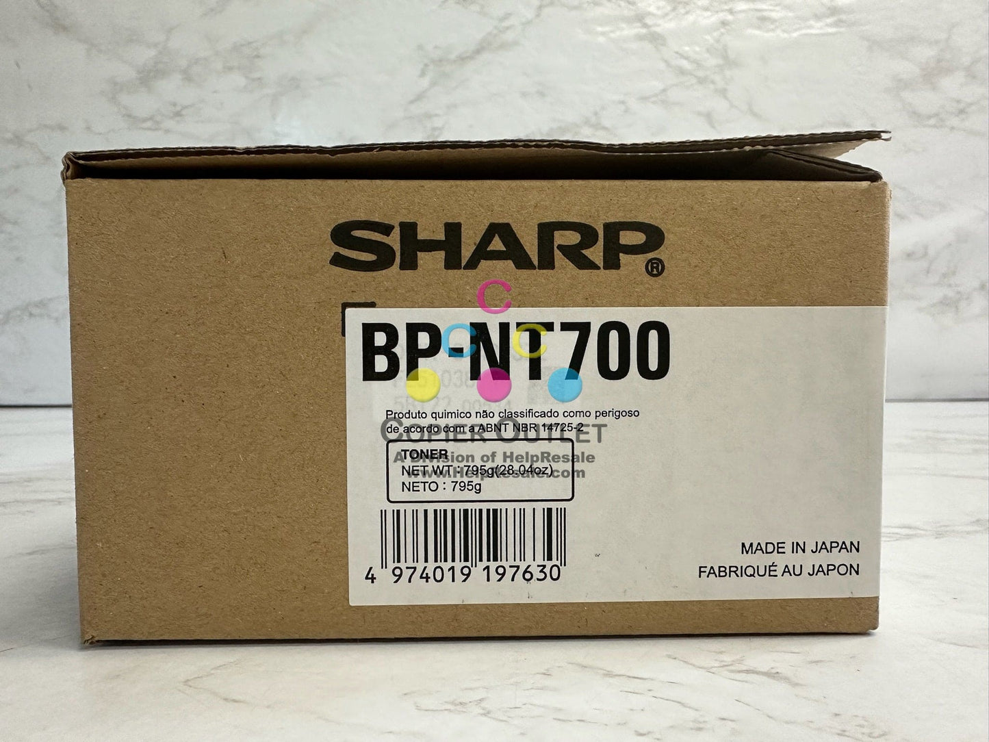 New Genuine Sharp BP-50M26, BP-50M31 Black Toner Cartridge BP-NT700, BPNT700
