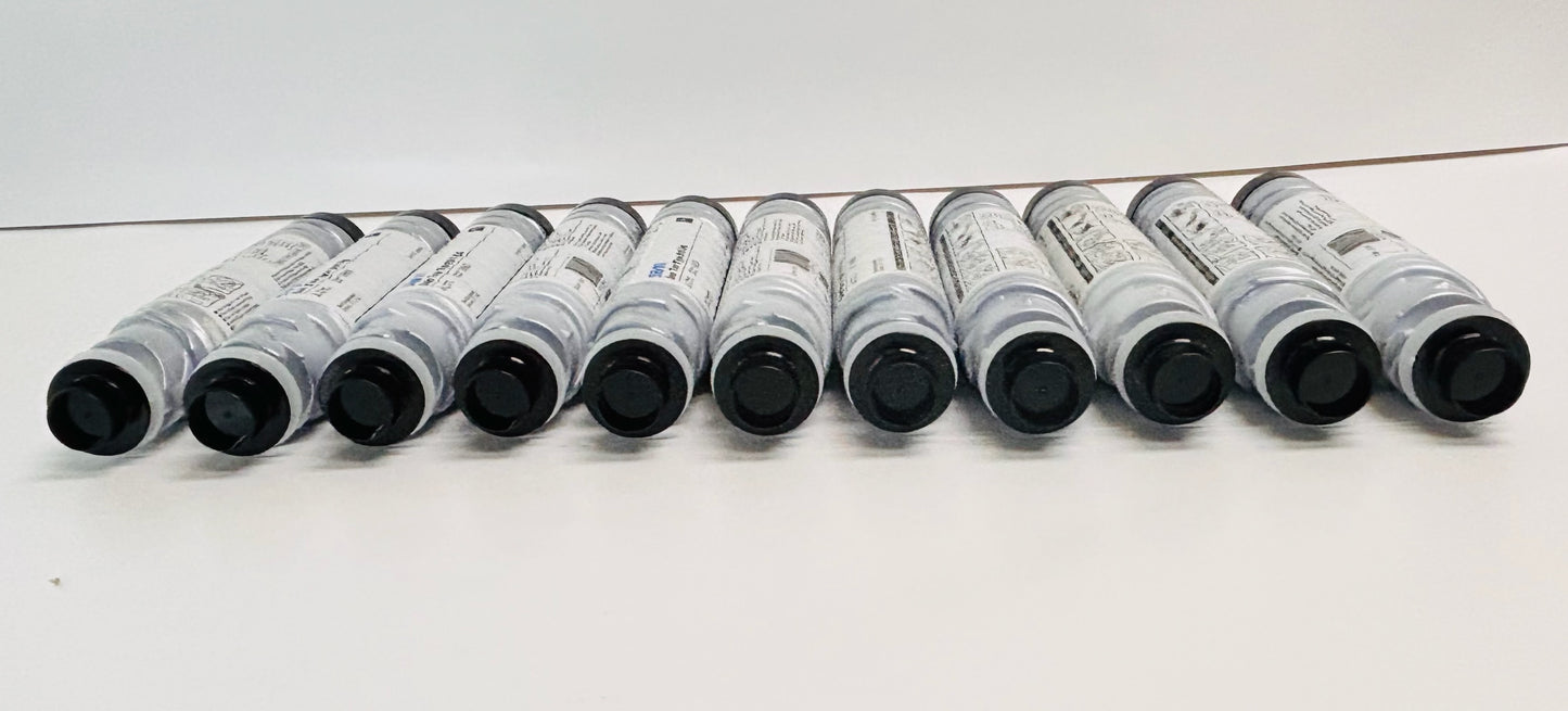 11 Genuine Savin 1505,1805,5515 Black Toners 888094, Type 2518, 9860