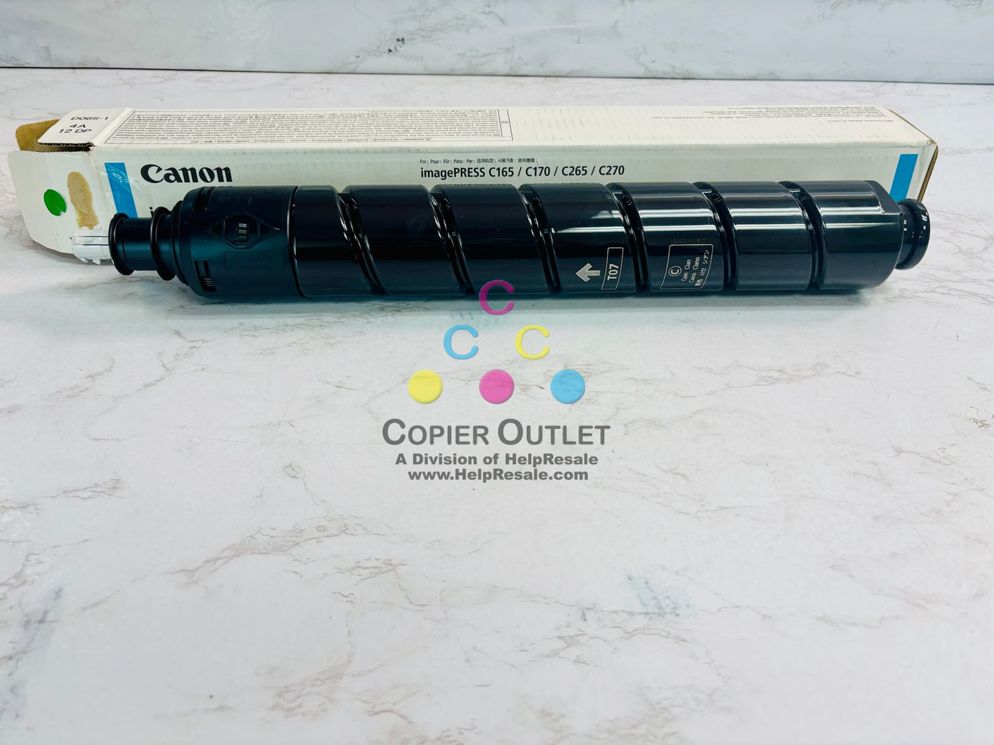3 Open Genuine Canon imagePRESS Lite C165,C170 Cyan & Magenta Toner T07 CM