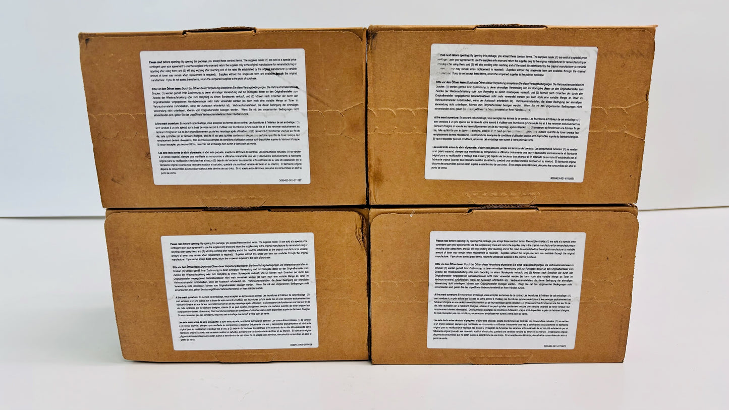 4 Genuine Sharp MX-C407F, MX-C507F Magenta & Black Toners MX-C50TM, MX-C50TB
