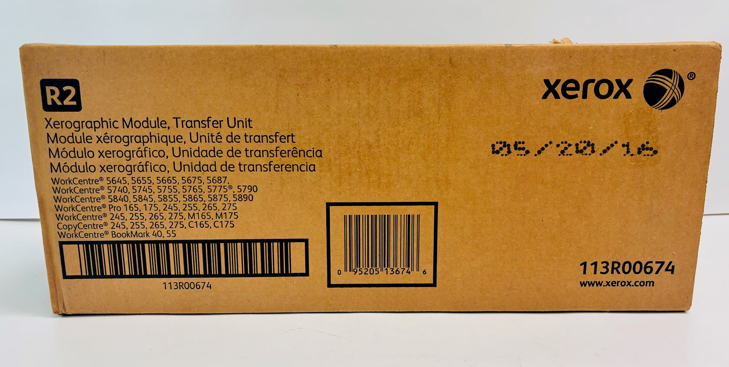 New Genuine Xerox WorkCentre 5645/5655/5665 Transfer Unit 113R00674