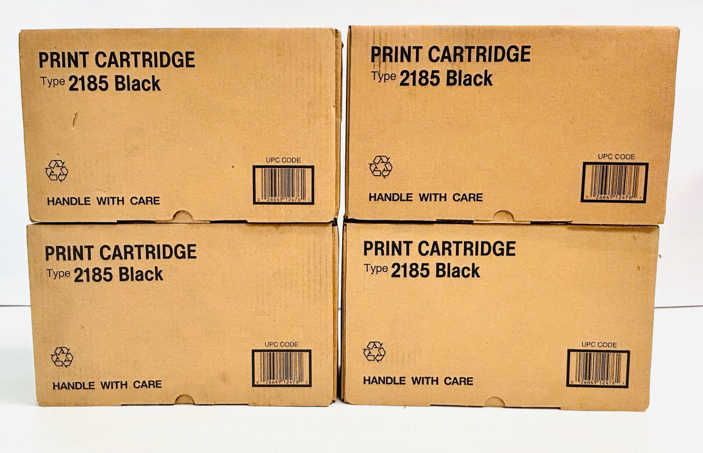 4 Genuine Gestetner, Lanier DSm520, AC122 Black Toners TYPE 2185, 412663, 412662