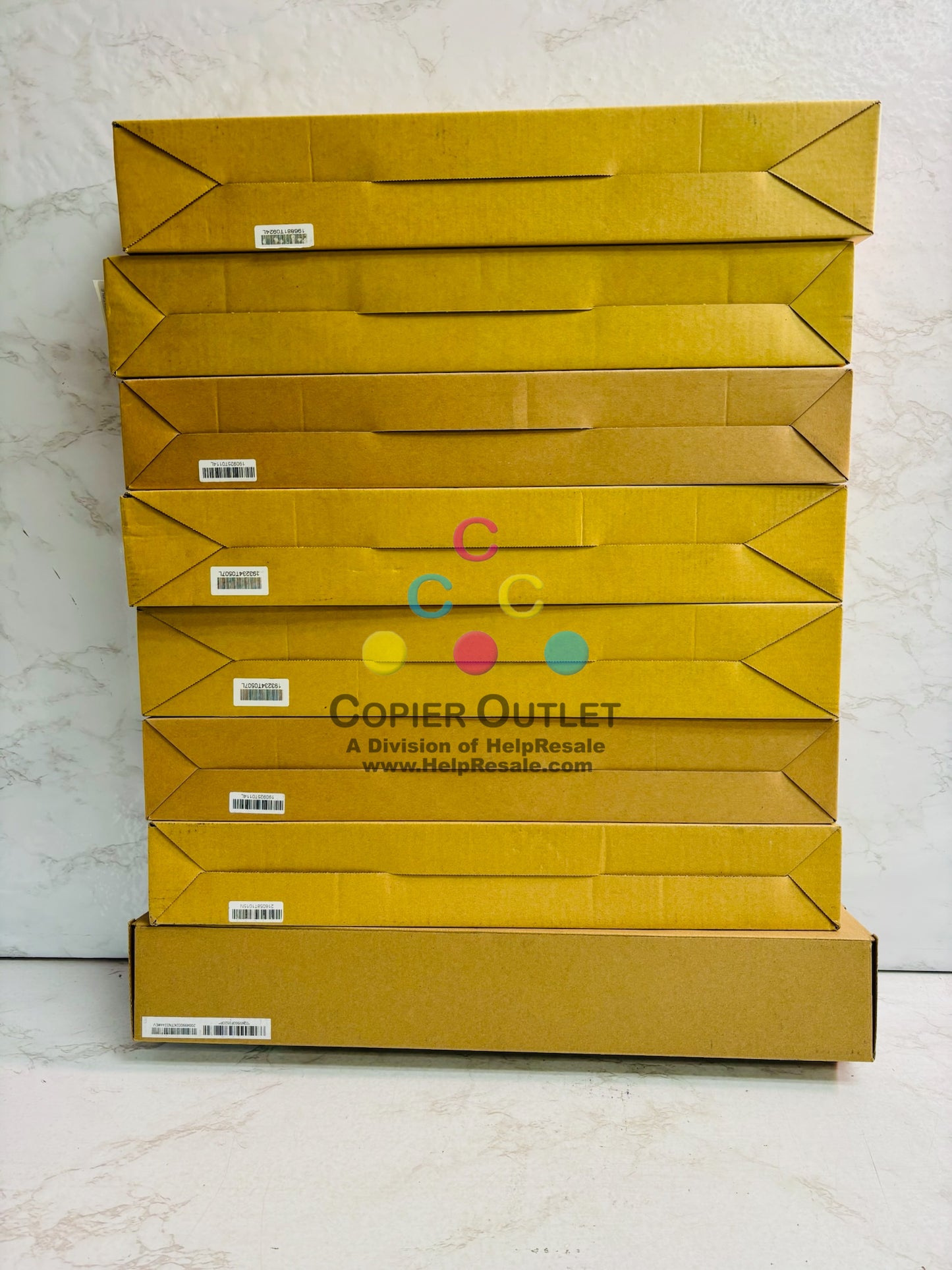 8 Unbranded Konica C258,C308,C368 Cyan, Magenta, Yellow & Black Toner TN324 CMYK