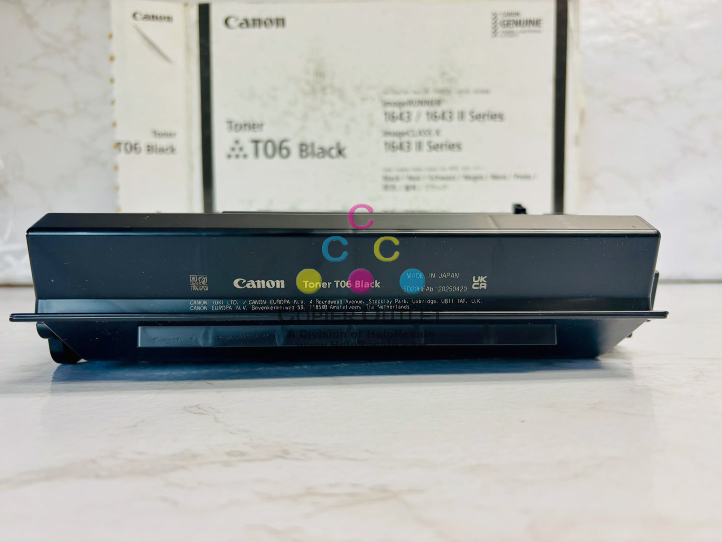 Open Genuine Canon iR1643i 1643iF 1643P Black Toner T06, 3526C001AA
