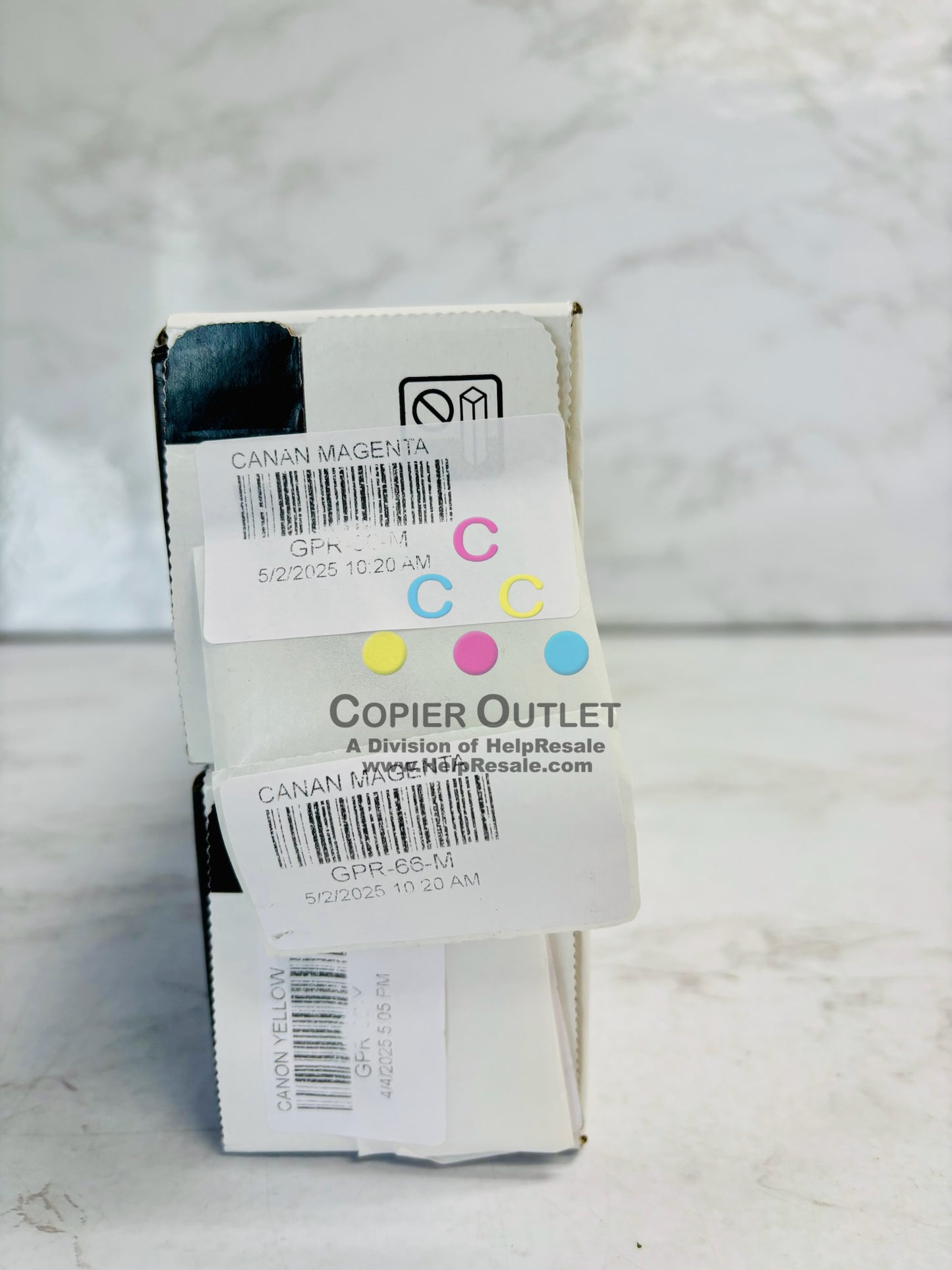2 Genuine Canon iR Adv C3926,C3930,C3935 Magenta & Yellow Toners GPR-66 MY