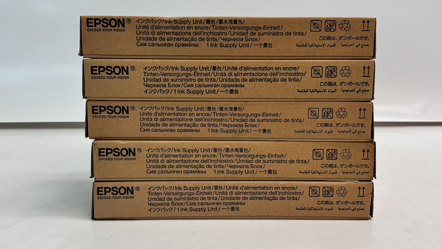 5 Genuine Epson 902XL WF-C5210 Cyan, Magenta & Yellow Inks T902XL220,320,420