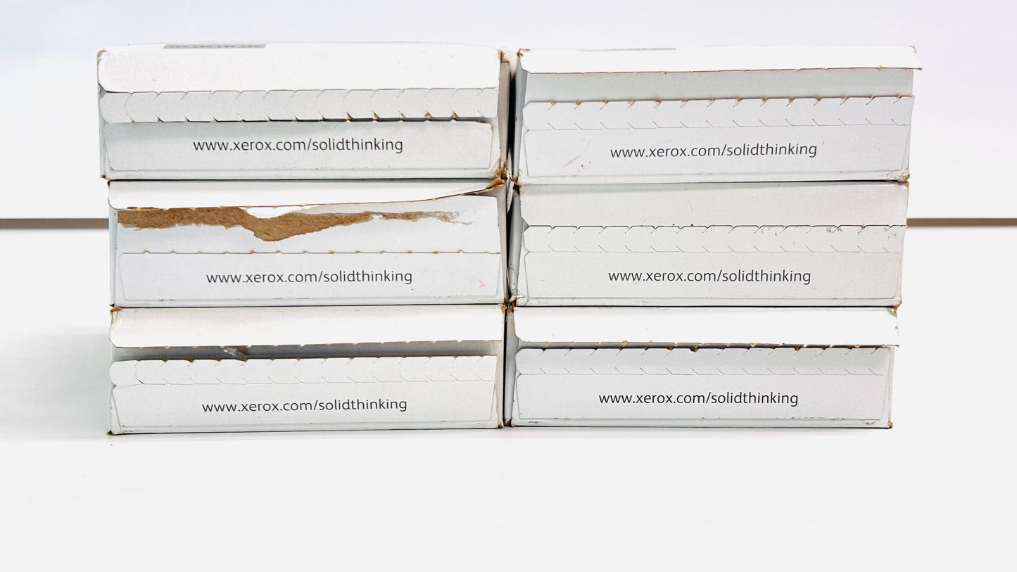 6 Open OEM Xerox ColorQube 8870  MYYYKK Ink 108R00951,52,53(6 Cubes per Box)
