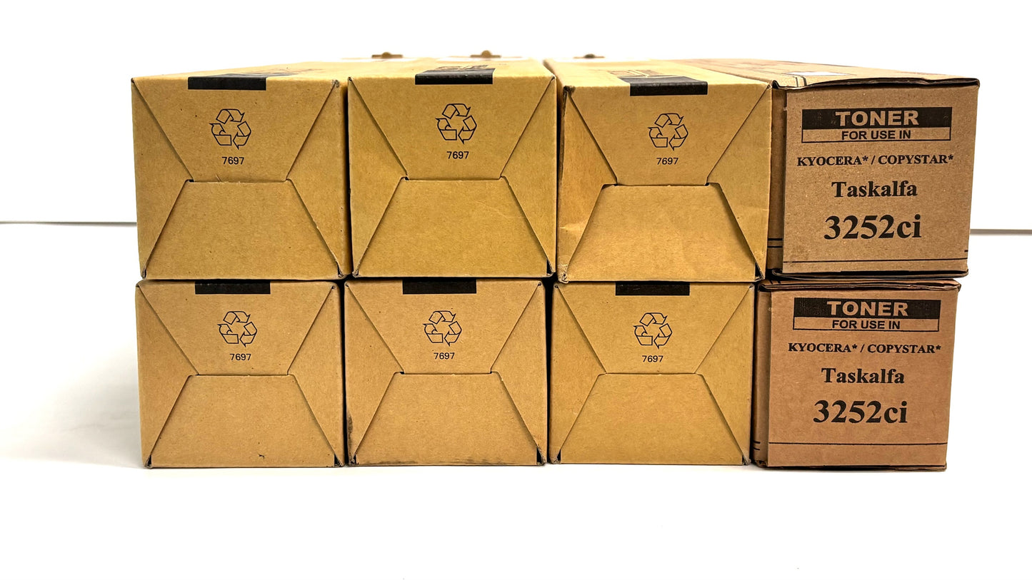 8 Unbranded Kyocera/Copystar Taskalfa3252ci,CS3252ci TK-8337/TK-8339 CMYK Toners