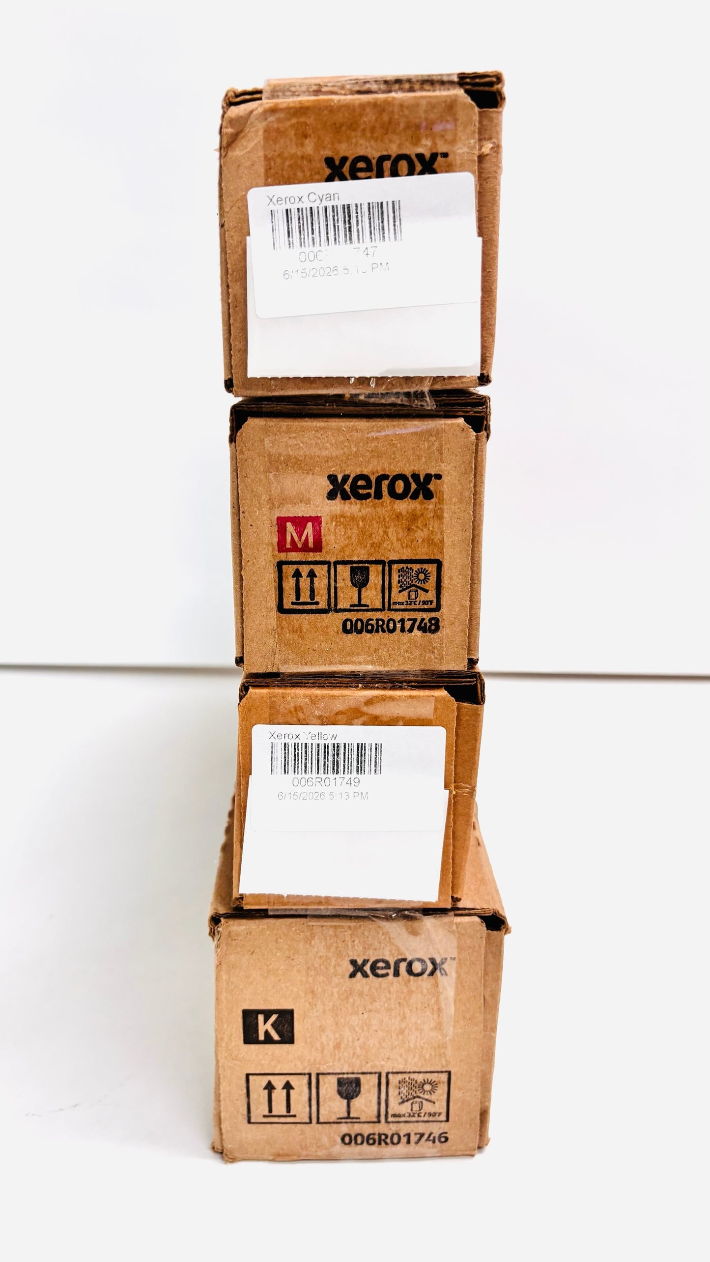 4 Cosmetic OEM Xerox AltaLink C8130,C8155 CMYK Toners 006R01746,47,48,49