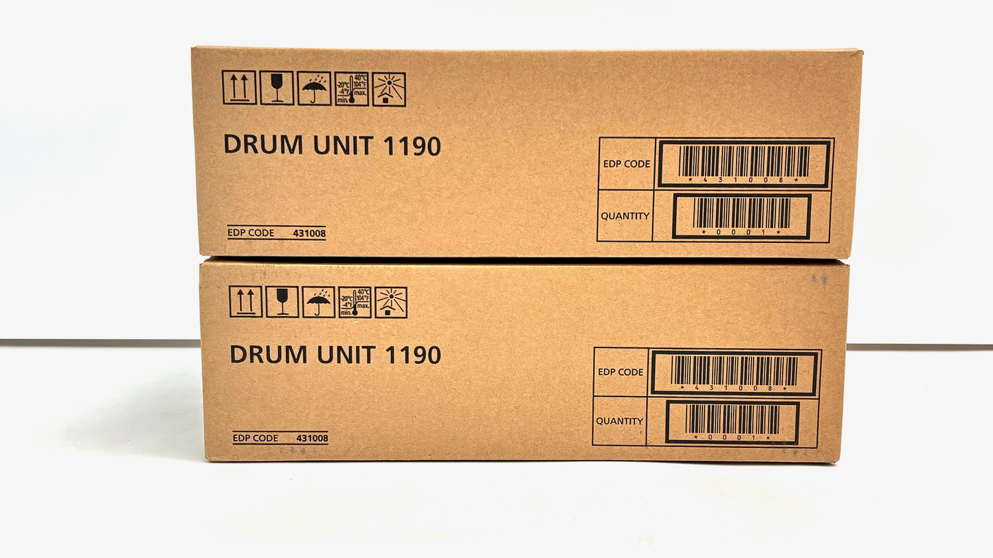 2 New Genuine Ricoh Fax 1190 Drum Unit 431008, 1190, H606-30 Same Day Ship