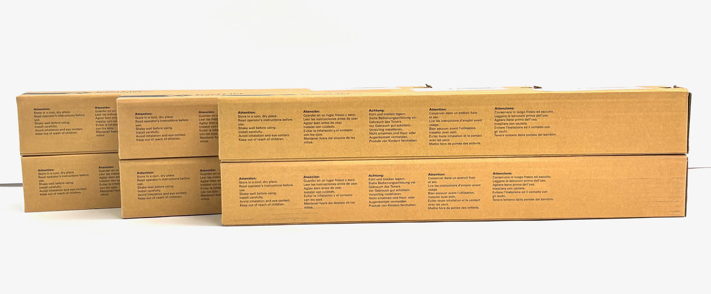 6 Unbranded Kyocera/Copystar Taskalfa3252ci,CS3252ci TK-8337/TK-8339 CMY Toners
