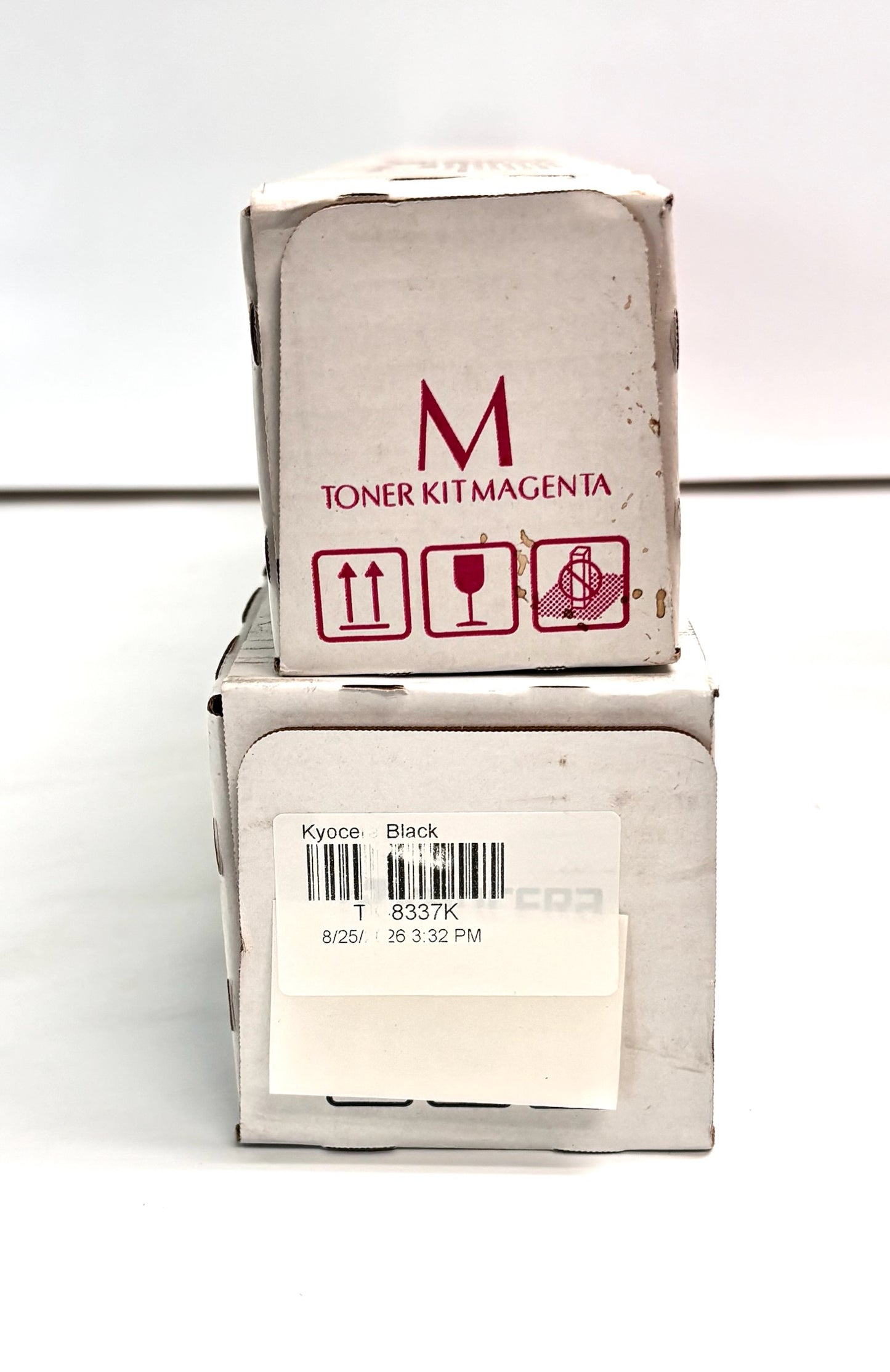 2 OEM Kyocera/Copystar Taskalfa3252ci,CS3252ci Mag & Blk Toner TK-8337K TK-8339M