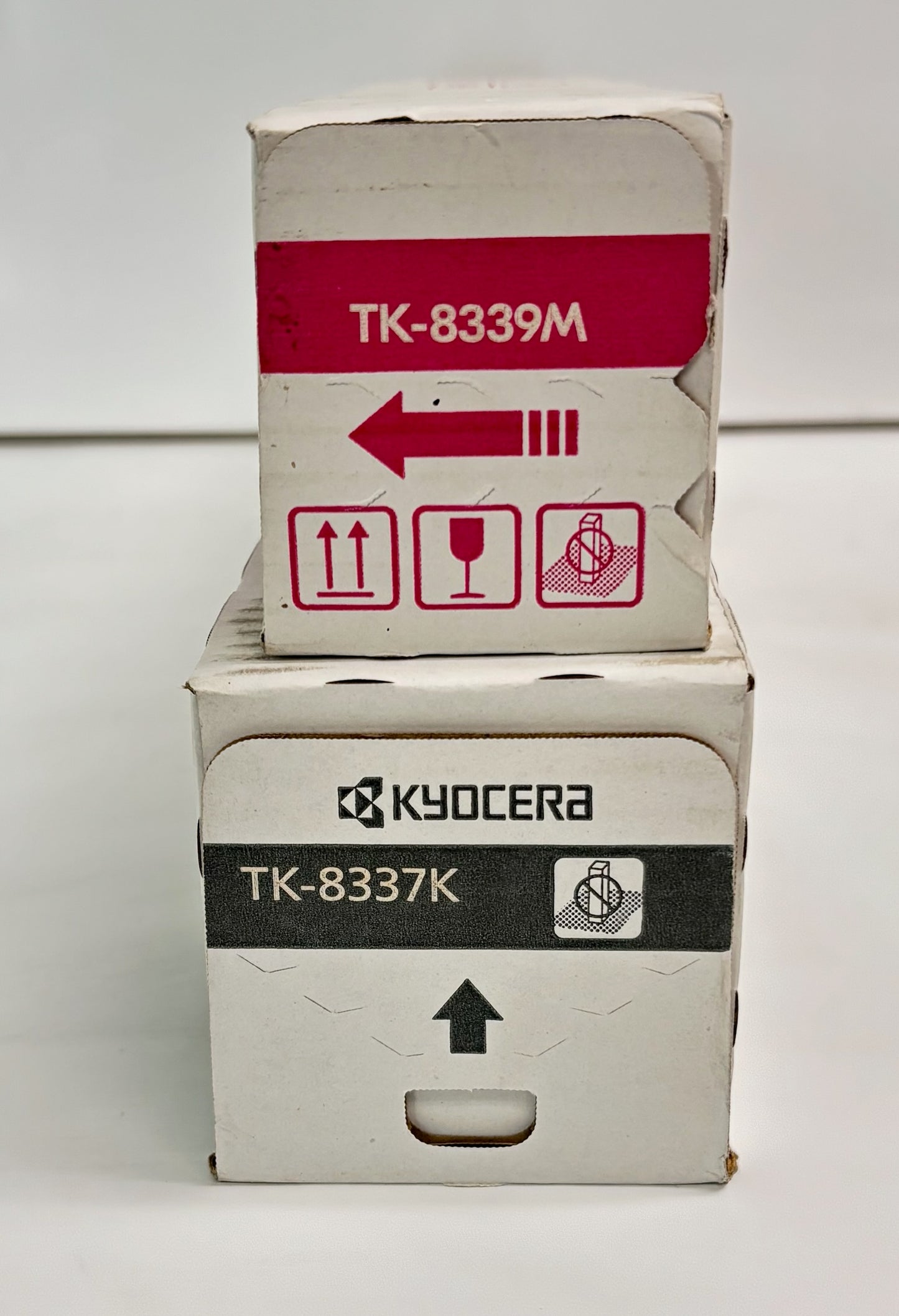 2 OEM Kyocera/Copystar Taskalfa3252ci,CS3252ci Mag & Blk Toner TK-8337K TK-8339M
