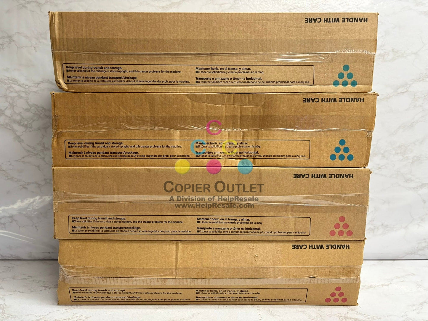 4 Genuine Ricoh Pro C901, C901S CCMM Toner 828252, 828251 Same Day Shipping!