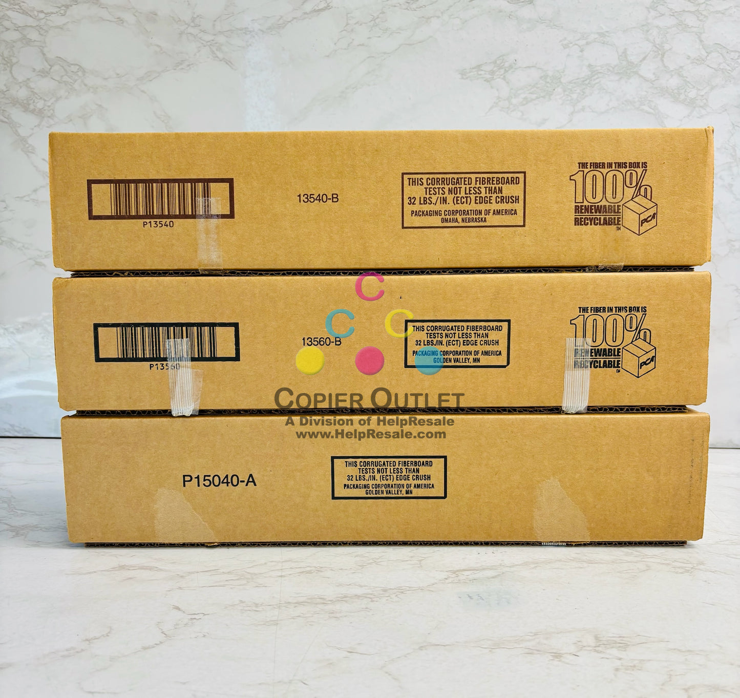 3 Open OEM Toshiba e-studio 2505AC,3005AC Cyan, Magenta & Black Toner T-FC505U