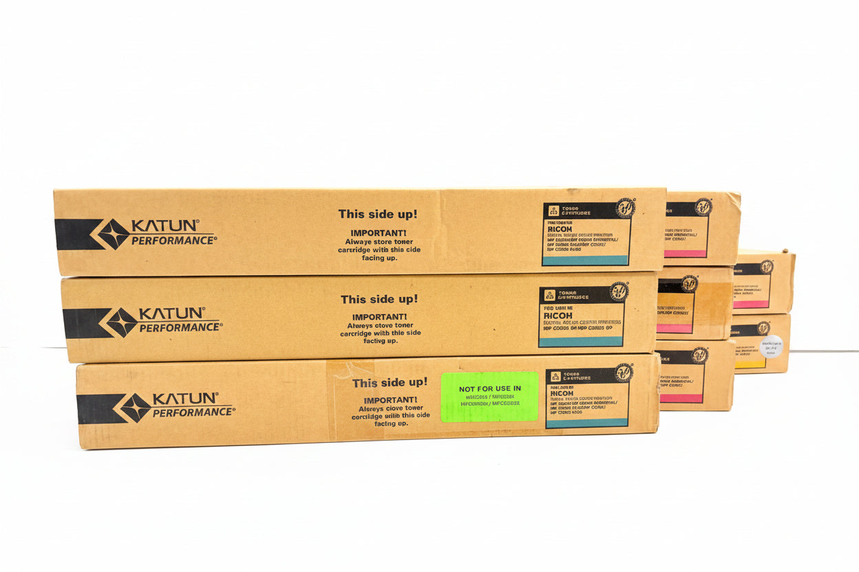 8 New Unbranded/Katun MPC3003, MPC3503 Cyan, Magenta & Yellow Toners