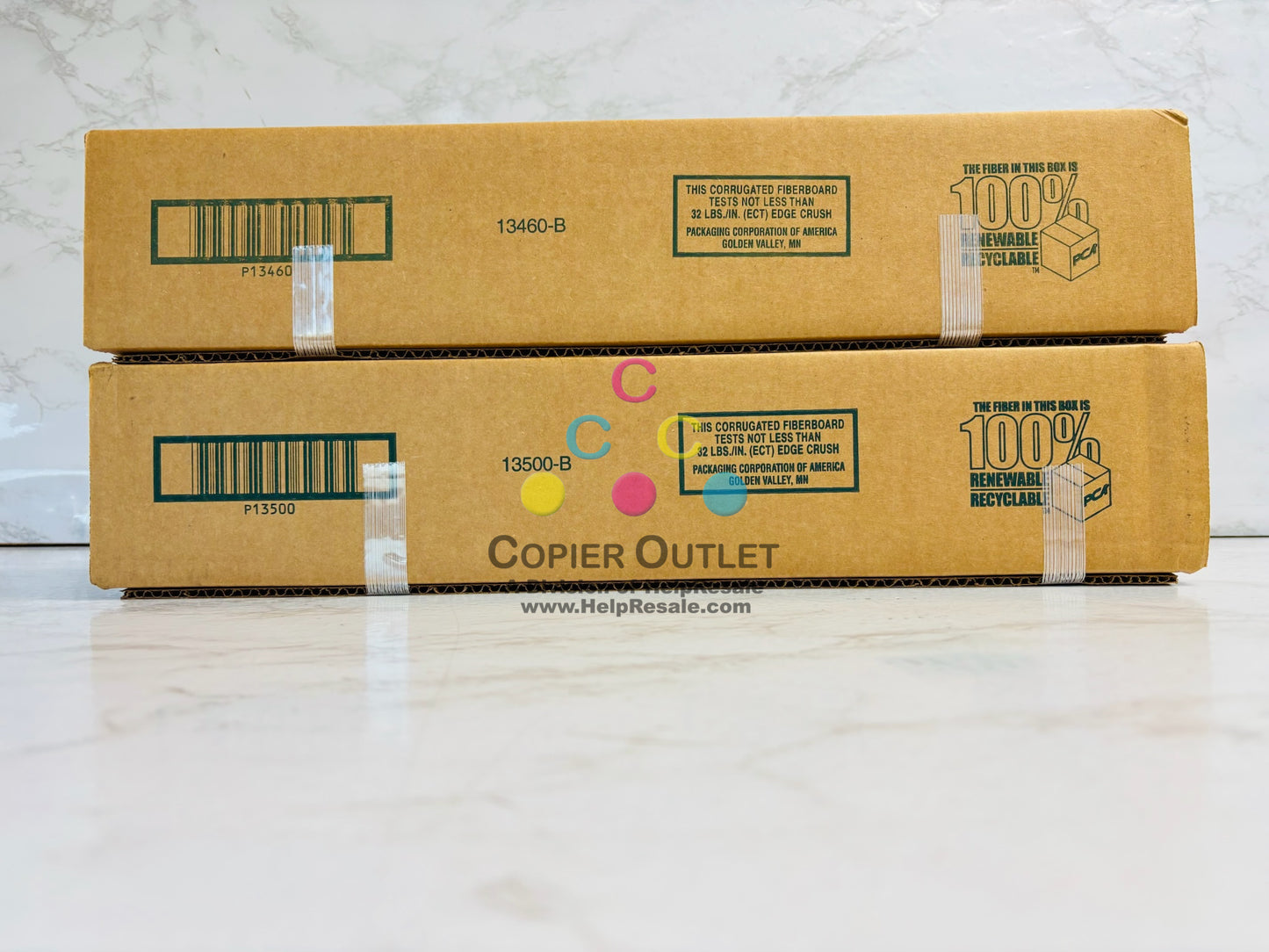 2 Genuine Toshiba e-STUDIO 2000AC, 2500AC Cyan & Yellow Toner T-FC200U CY
