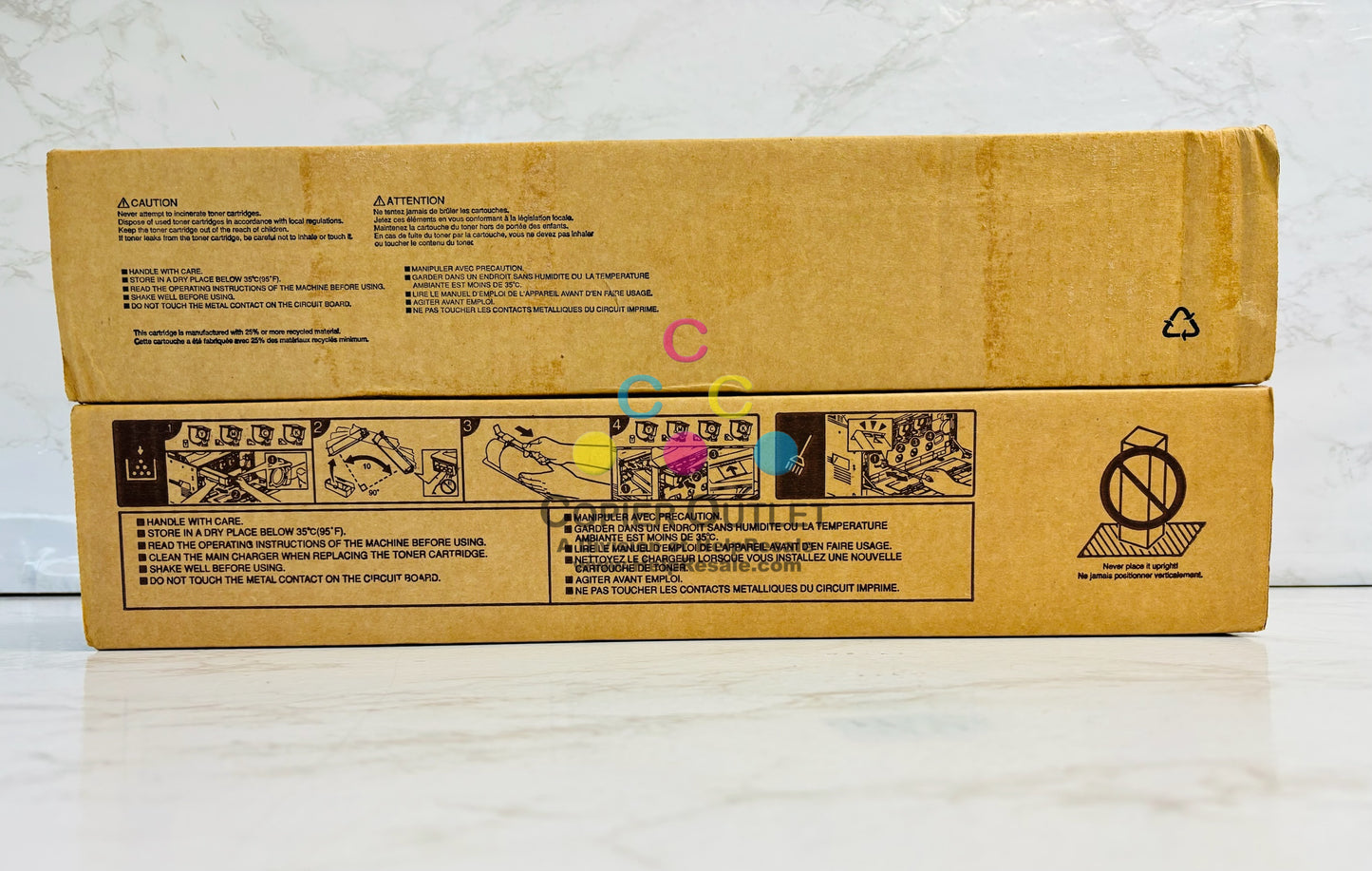 2 Genuine Toshiba e-studio 2505AC,3005AC  Magenta & Black Toner T-FC505U MK