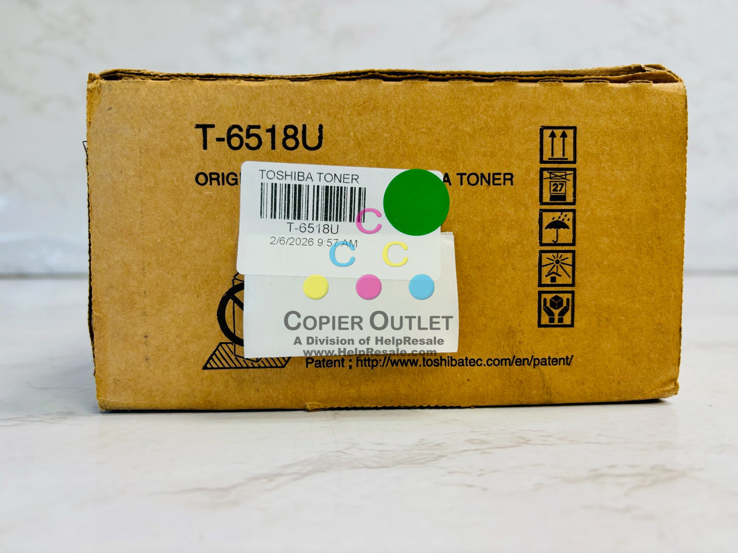 Genuine Toshiba e-STUDIO 5518A,6518A,7518A Black Toner 6518U-B (Damaged Box)