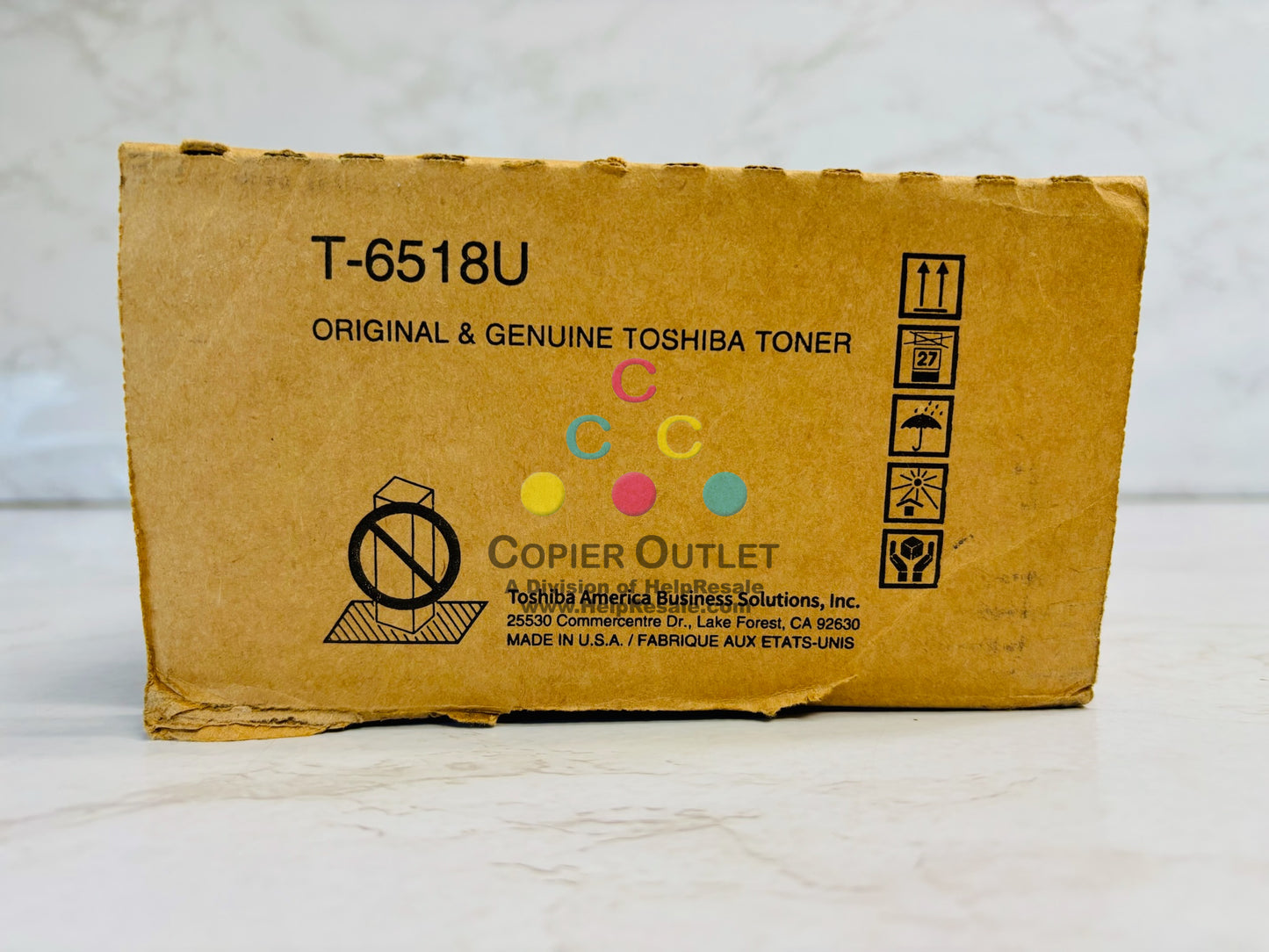 Genuine Toshiba e-STUDIO 5518A,6518A,7518A Black Toner 6518U-B (Damaged Box)