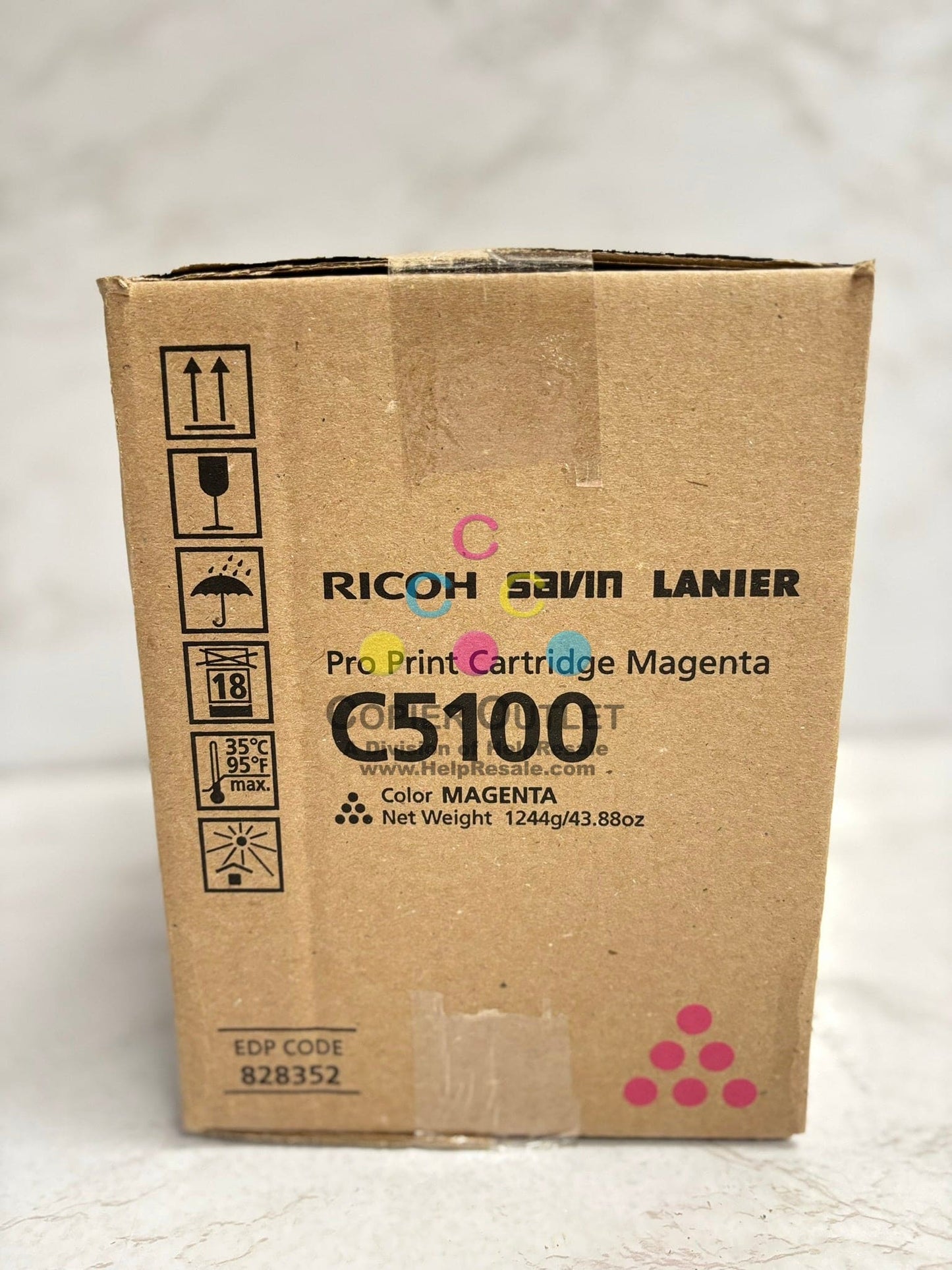 Genuine Ricoh,Savin,Lanier Pro C5100s,C5110s Magenta Toner 828352 Same Day Ship