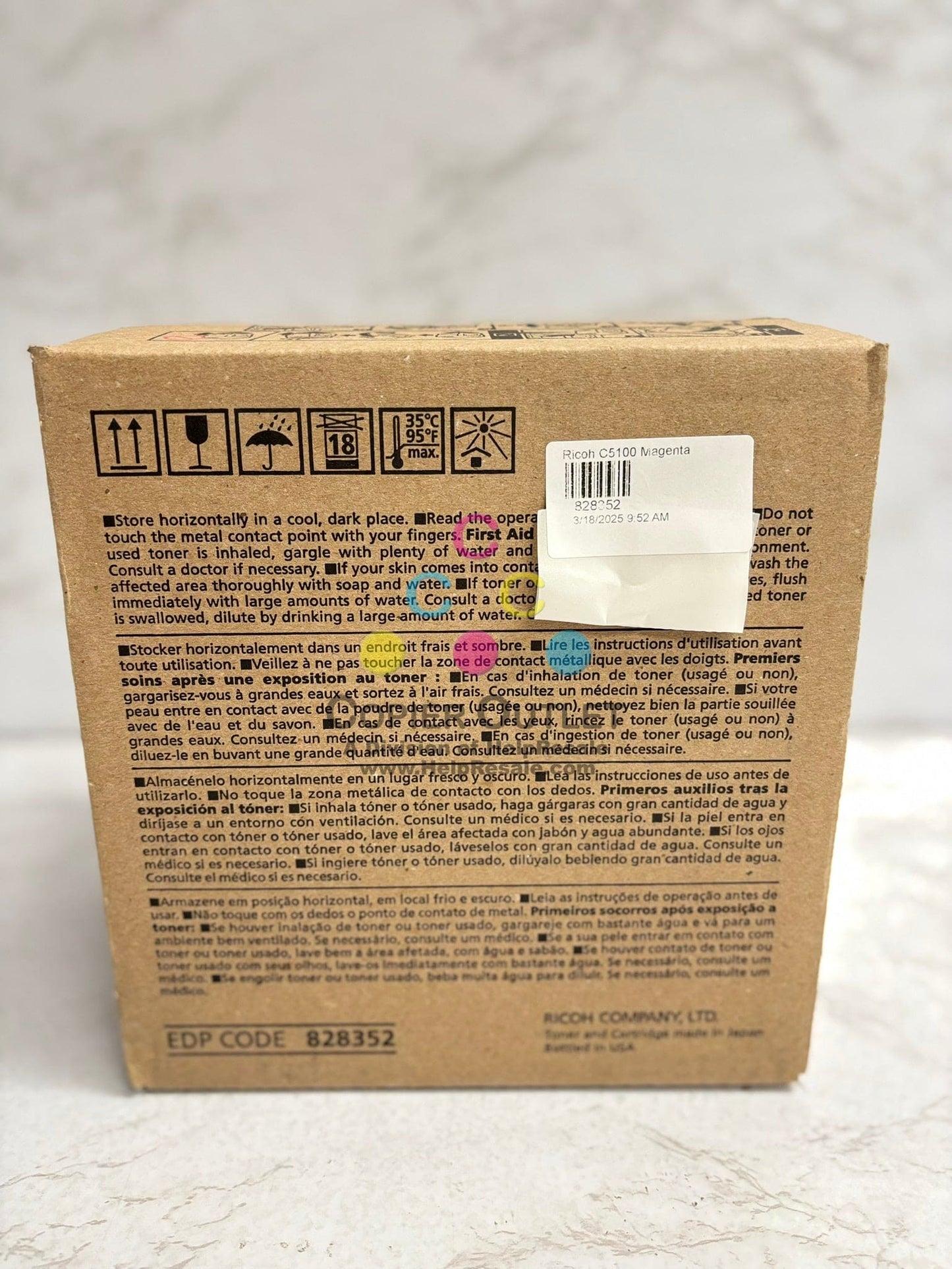 Genuine Ricoh,Savin,Lanier Pro C5100s,C5110s Magenta Toner 828352 Same Day Ship